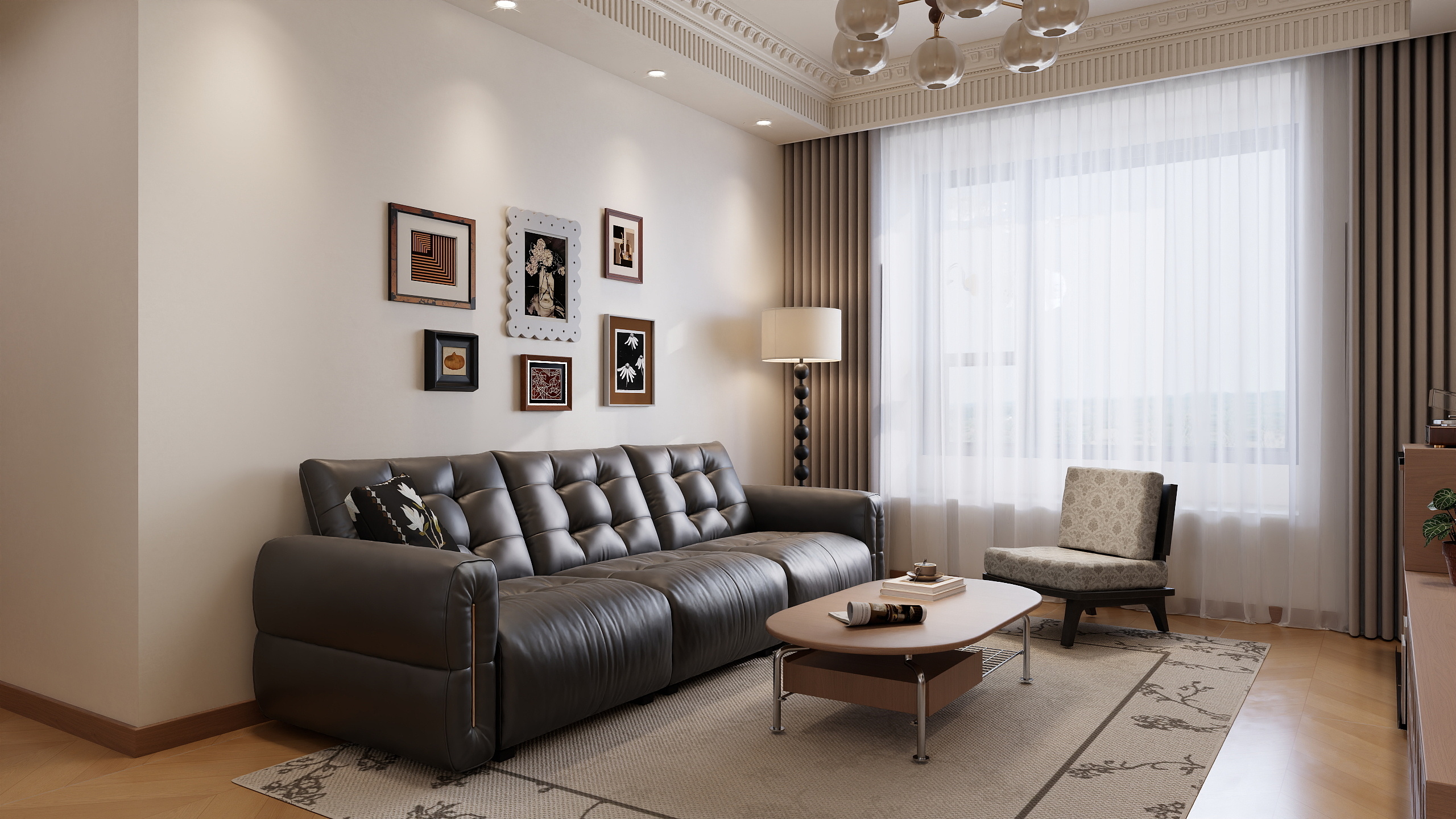 DZSJQ-百郦荣锦苑中古装修效果图