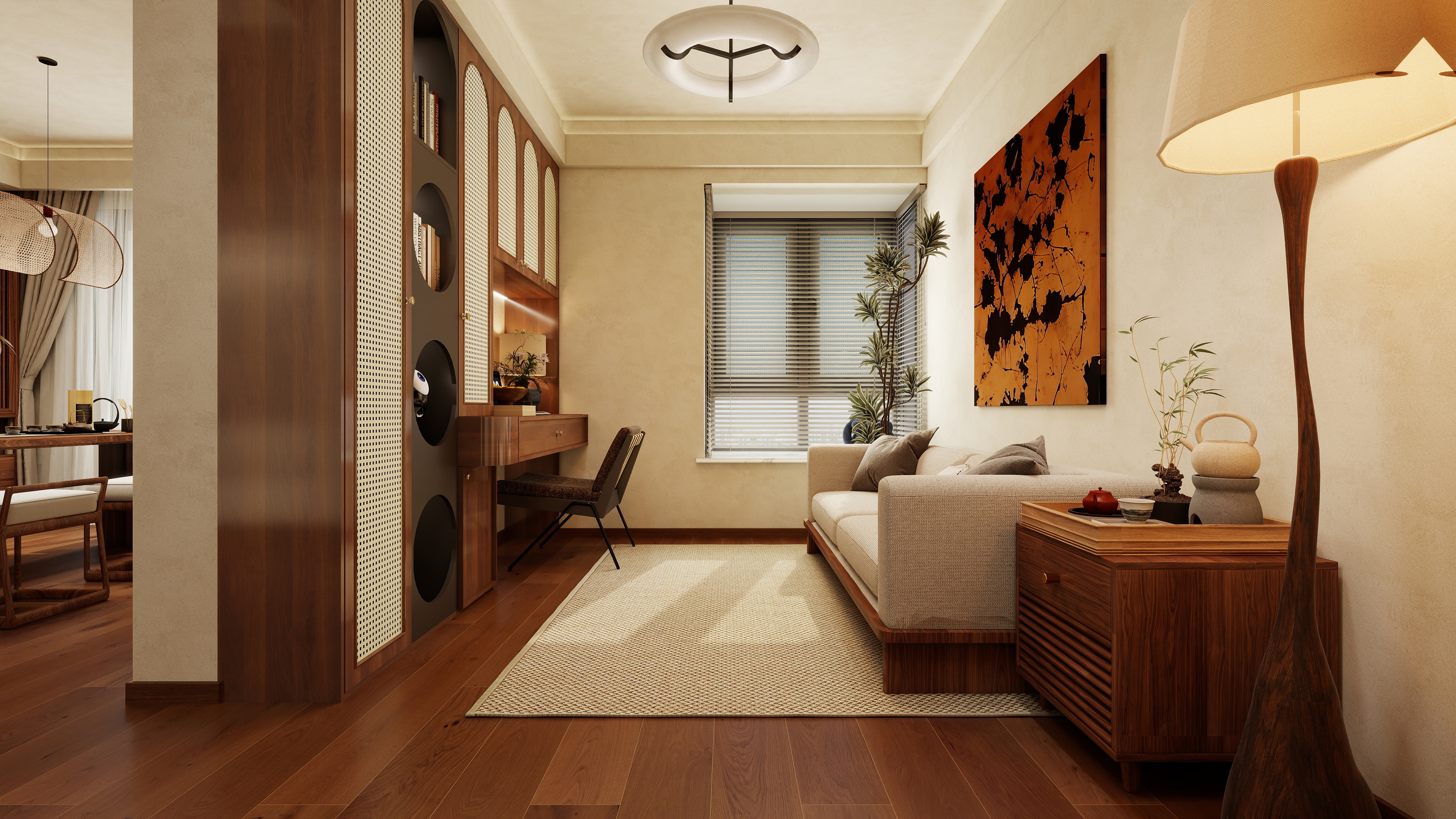 至简名设-文稳康-《清楚》80平南阳中古|一居室装修效果图