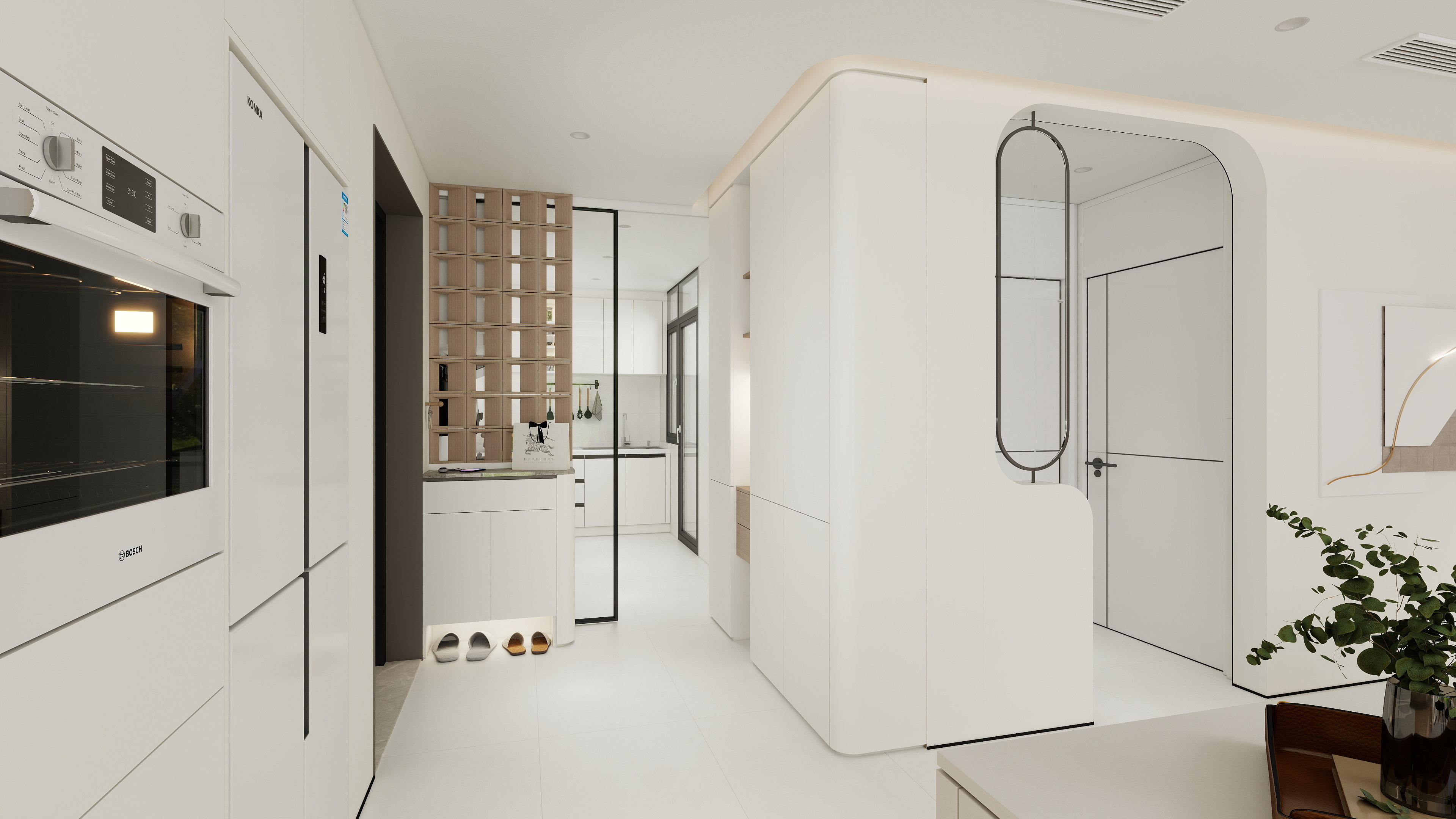 画家_沉铭-半山悦景【极简奶油风】装修效果图