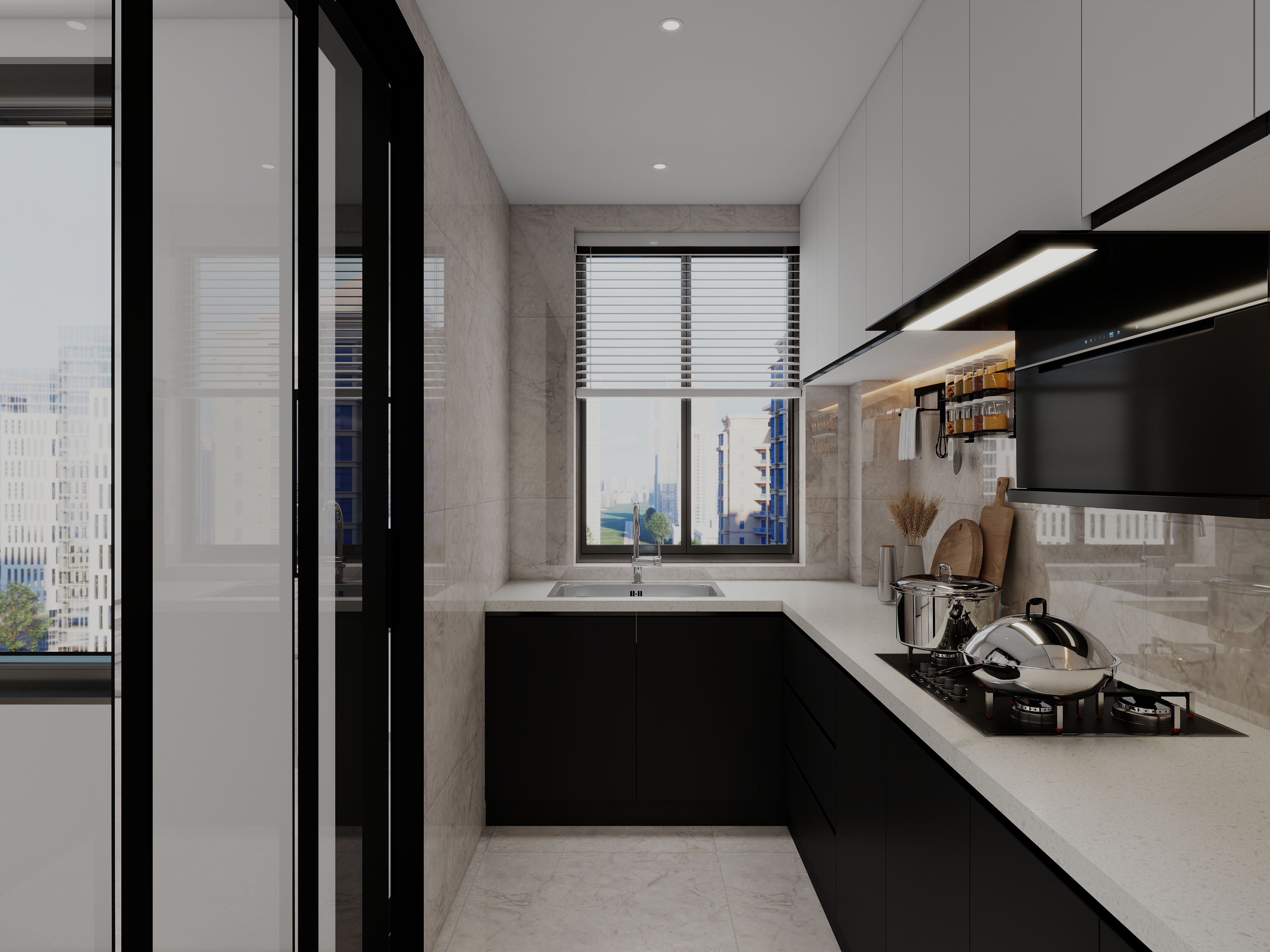 艺雅丽-132平现代简约 装修效果图