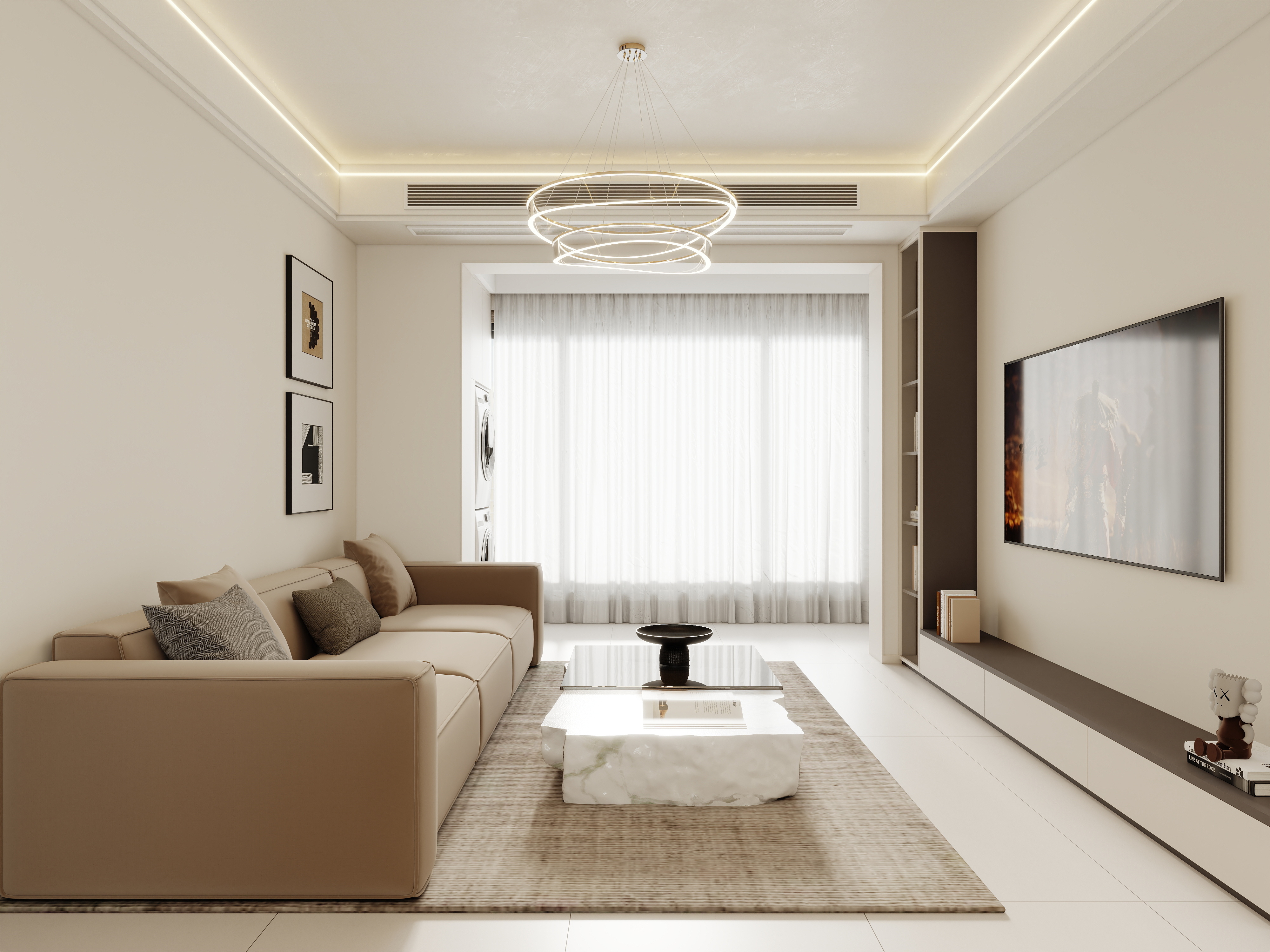 壹诺设计工作室-现代简约装修效果图