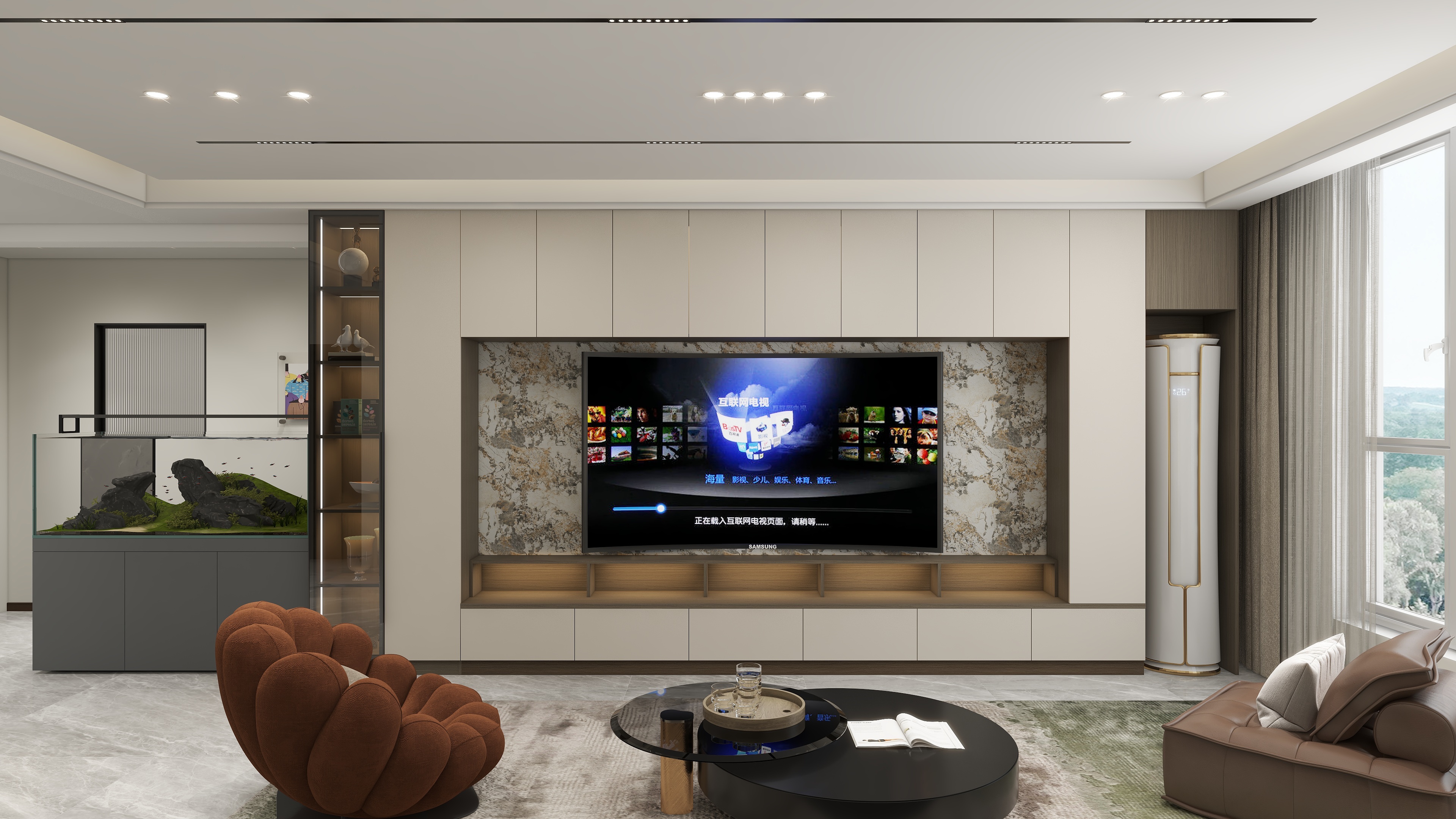 滦南新飞皇派整装-合安园南区101-1-301-128平米大厨房-7.30-装修设计方案