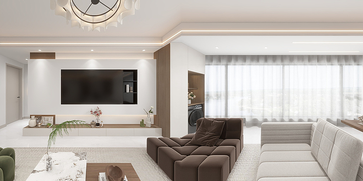 鲁大师-空間設計V-观山悦142 现代简约-装修设计方案