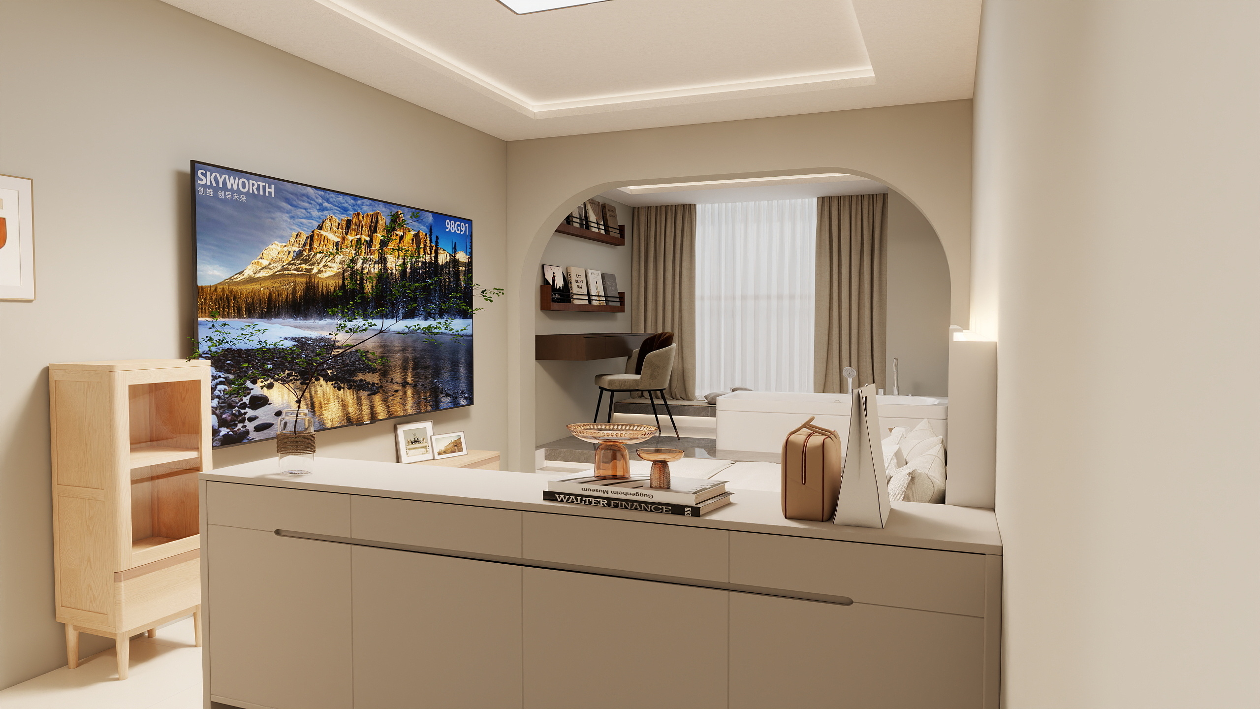 渝巷设计-融汇温泉城装修效果图