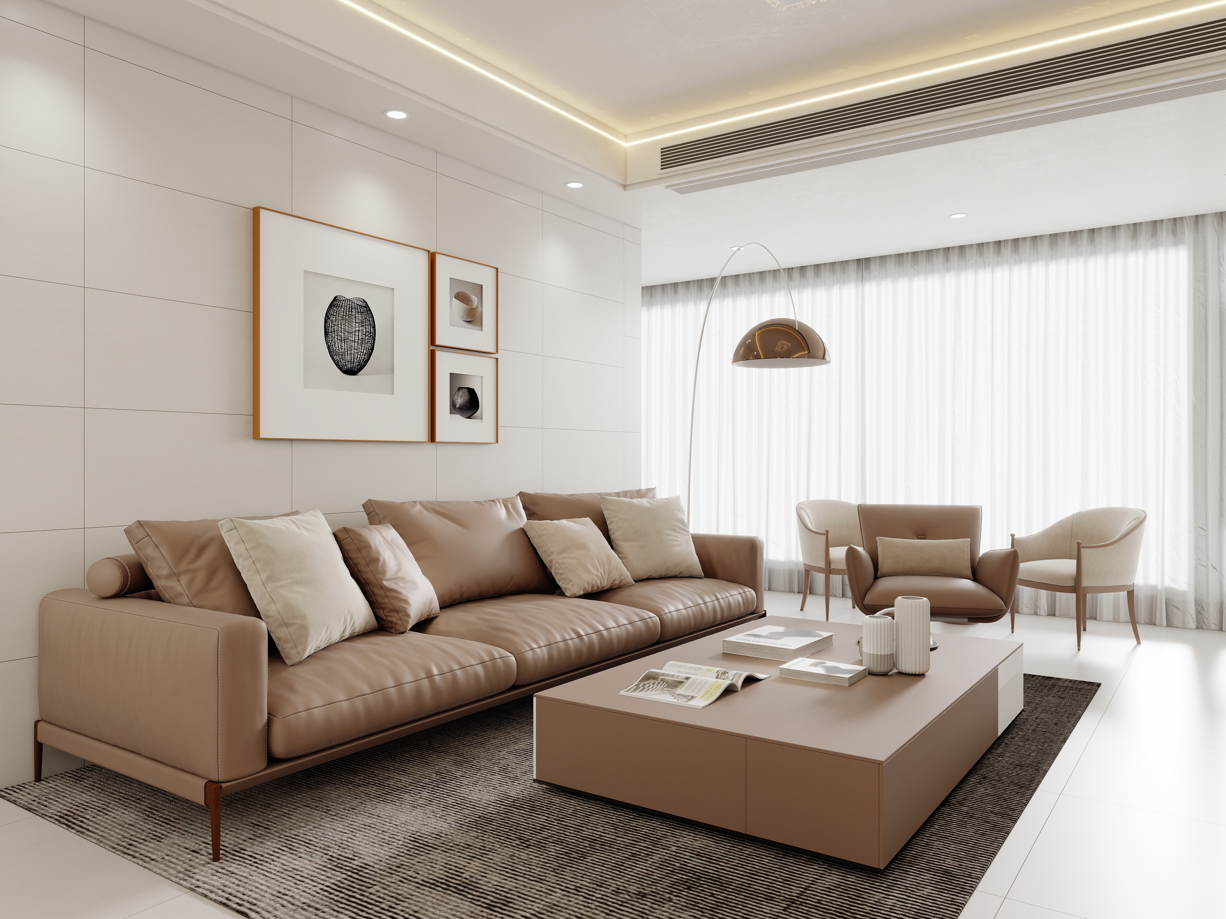 壹诺设计工作室-现代简约装修效果图