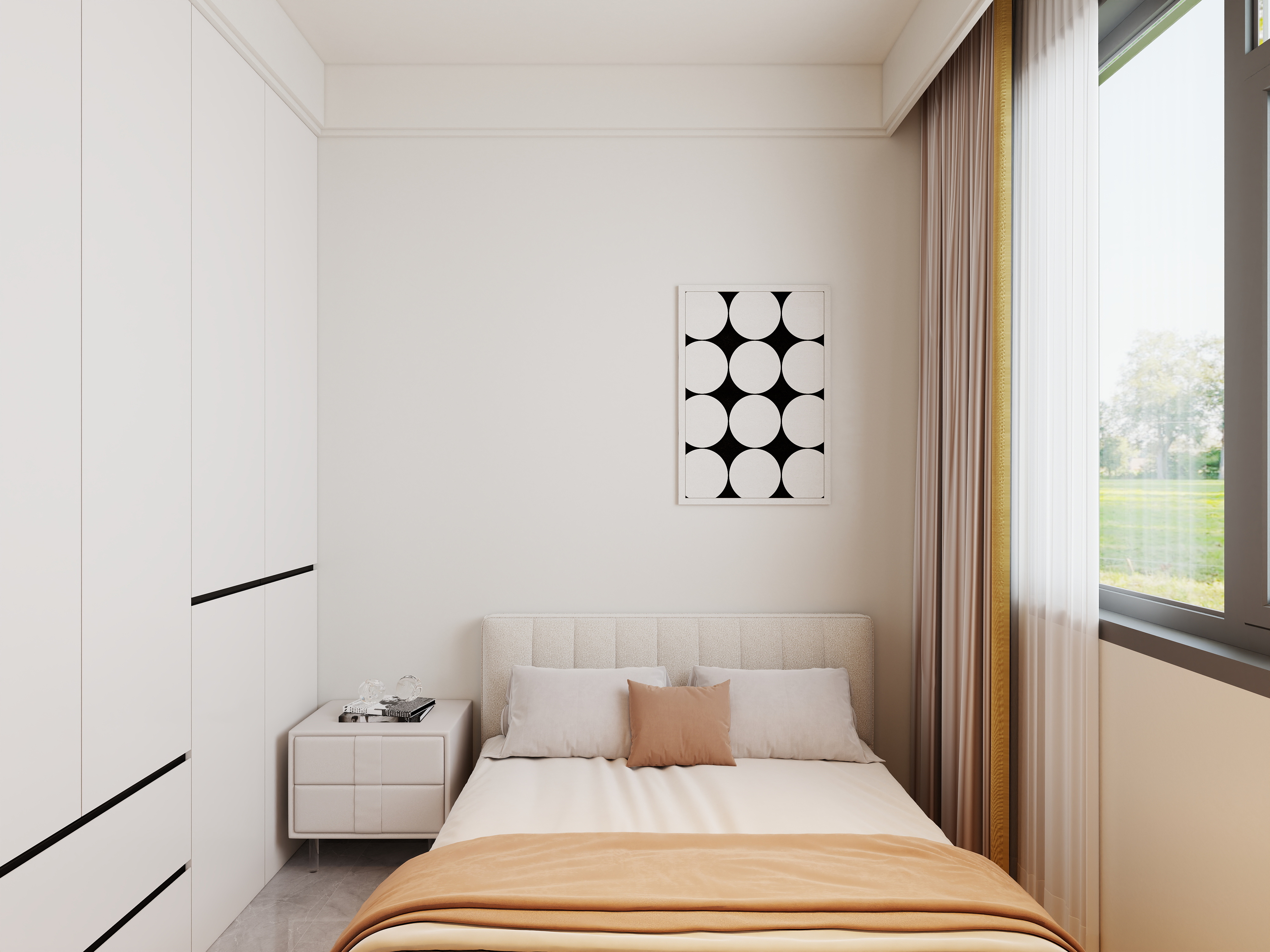 艺雅丽-110平现代简约 装修效果图