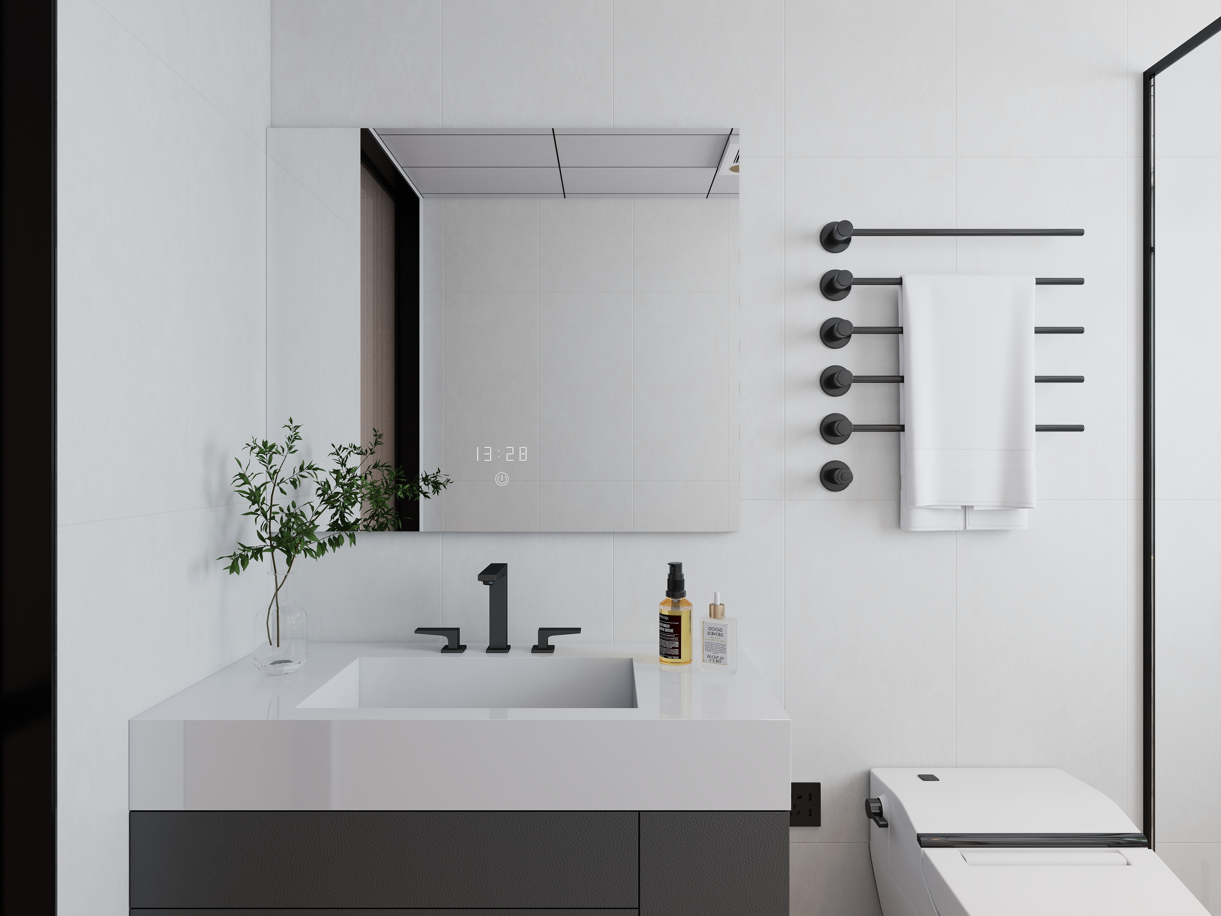 艺雅丽-110平现代简约 装修效果图