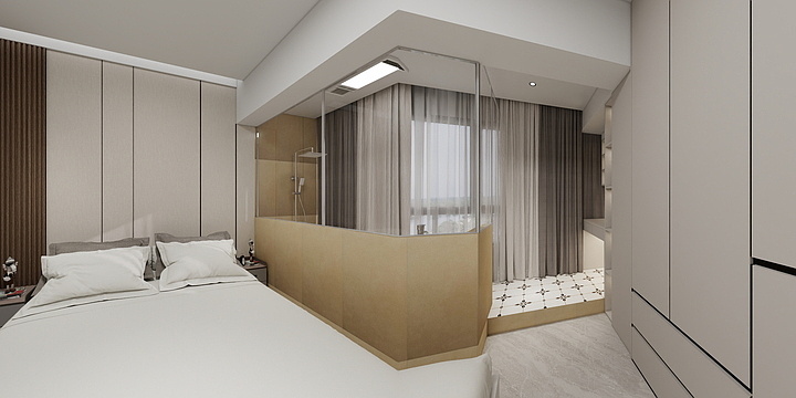 霖恒装饰设计-锦隆财富卫生间-装修设计方案