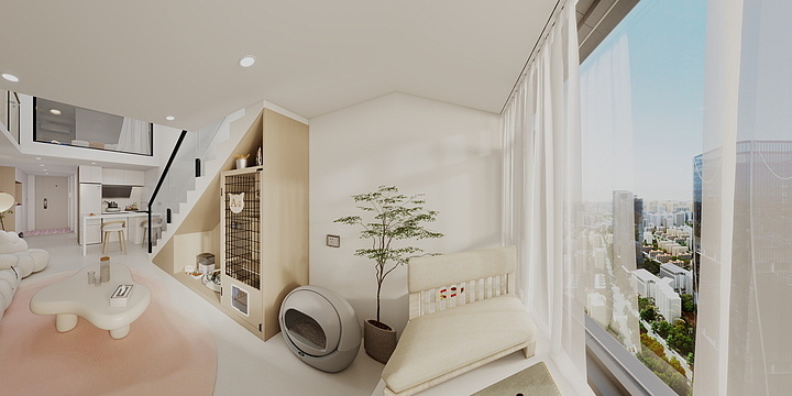 晟盈装饰设计师-3-8-1591复式公寓-装修设计方案