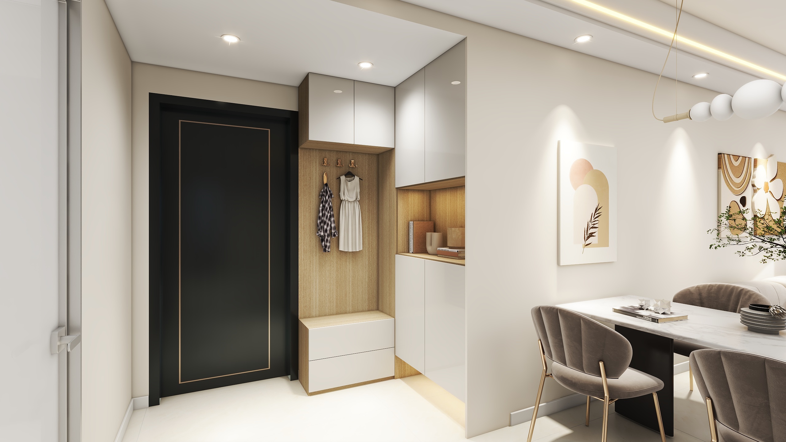 设计田工-中建铂公馆k1原木风装修效果图