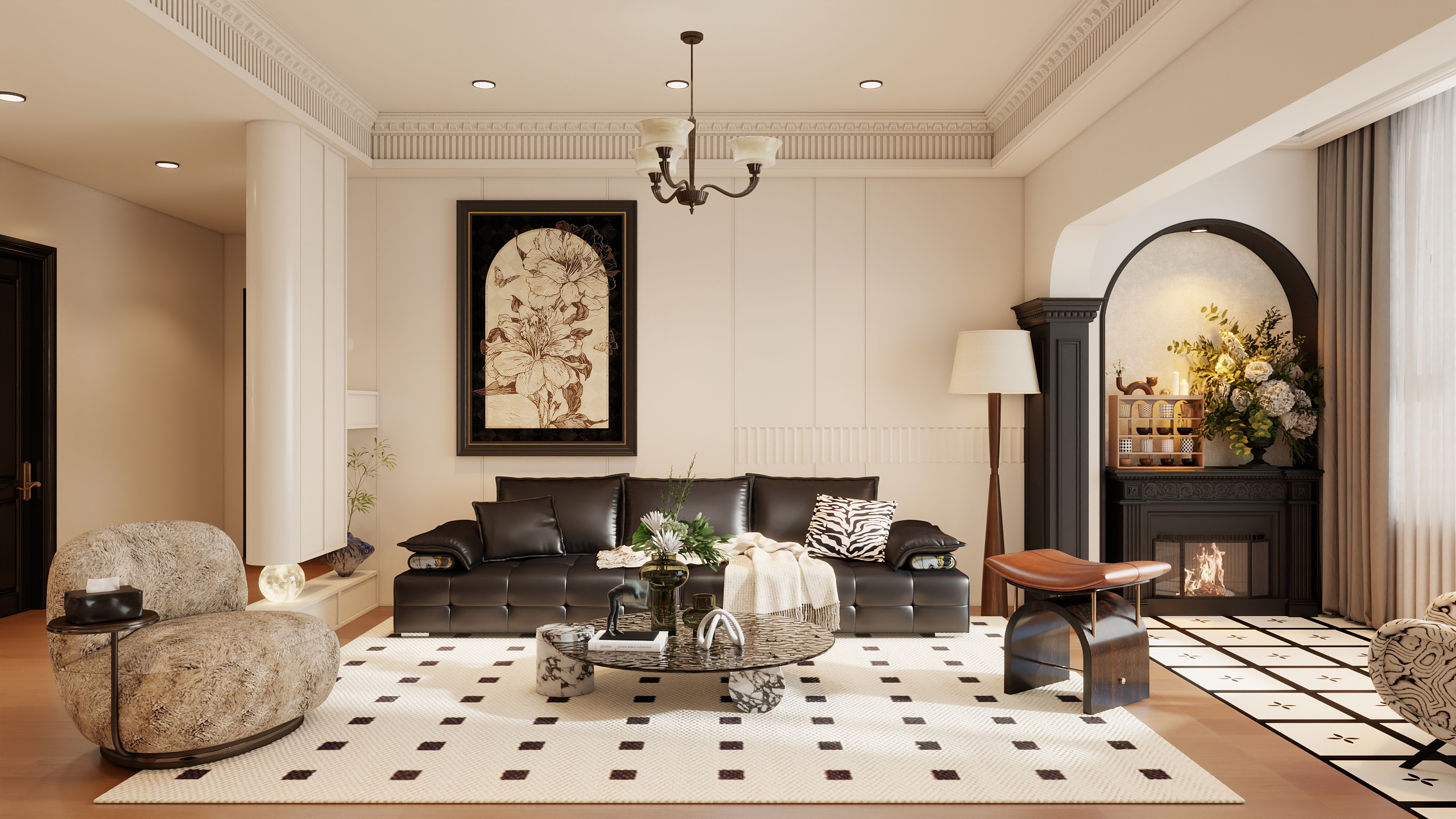 符安安的锦鲤-汉庭悦城混搭123㎡3室-装修设计方案