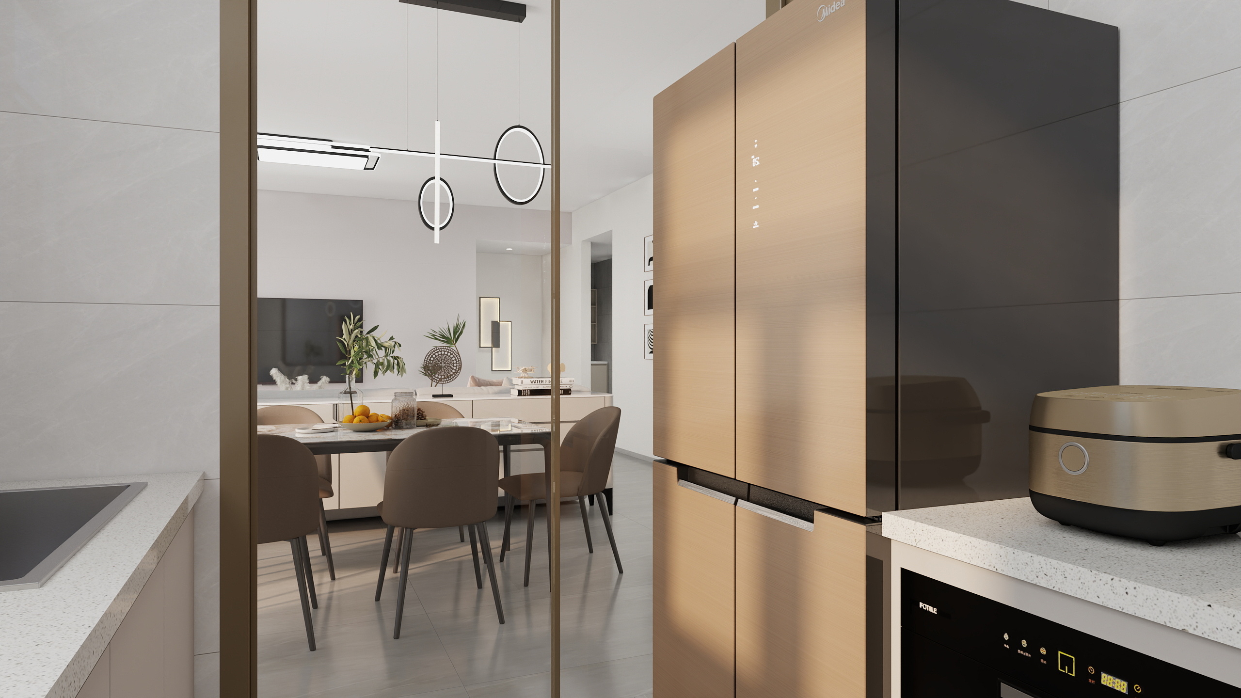 sunest.-惠州-金山湖花园-简美装修效果图