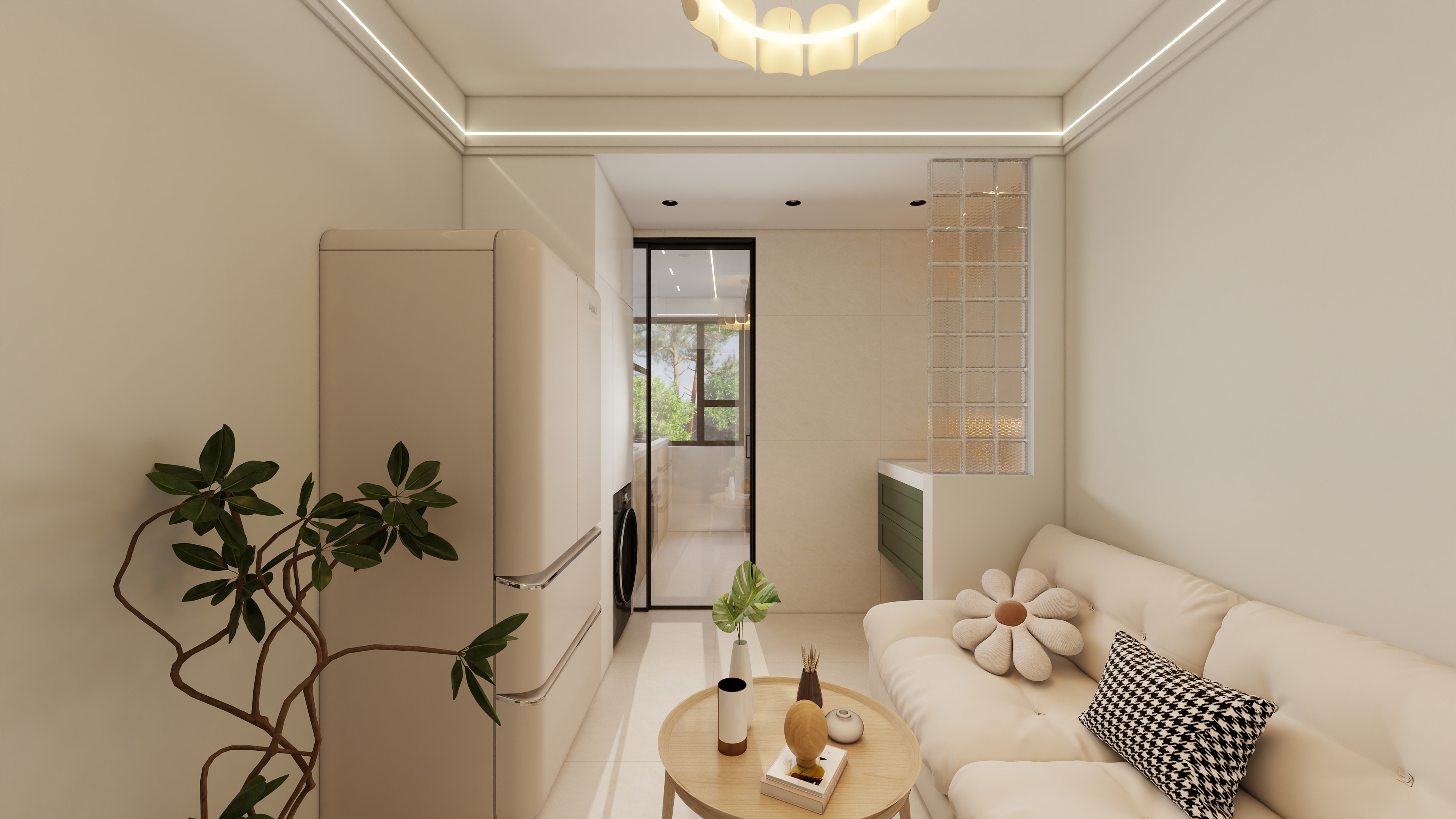 designLiyr-60平1室简约-装修设计方案