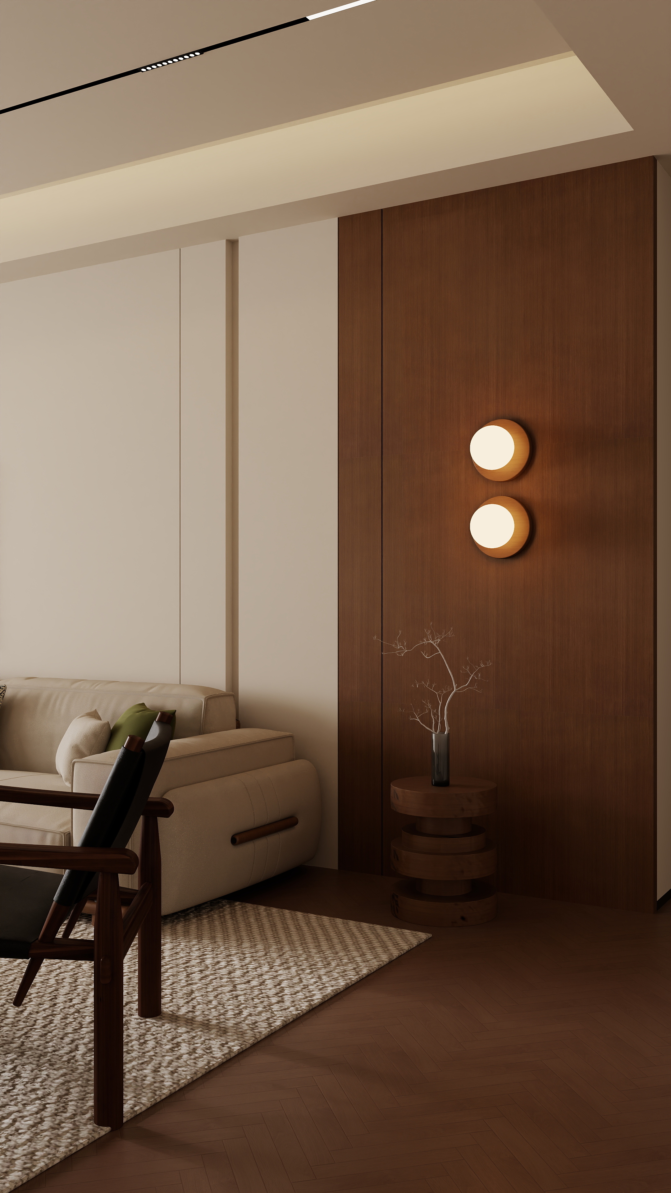 花海设计视觉表现-客厅-装修设计方案