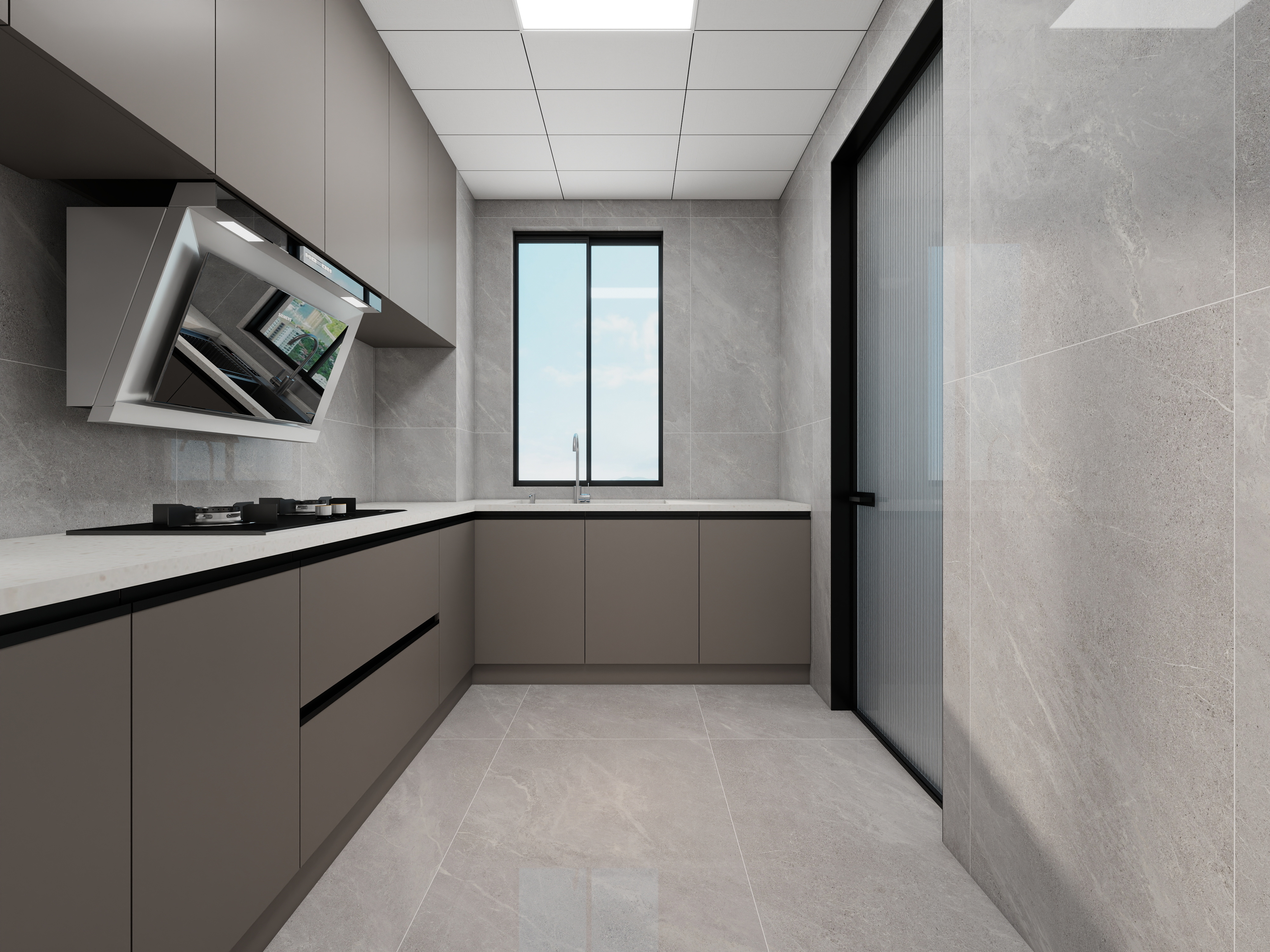 果乐设计-131方现代轻奢四居室装修效果图