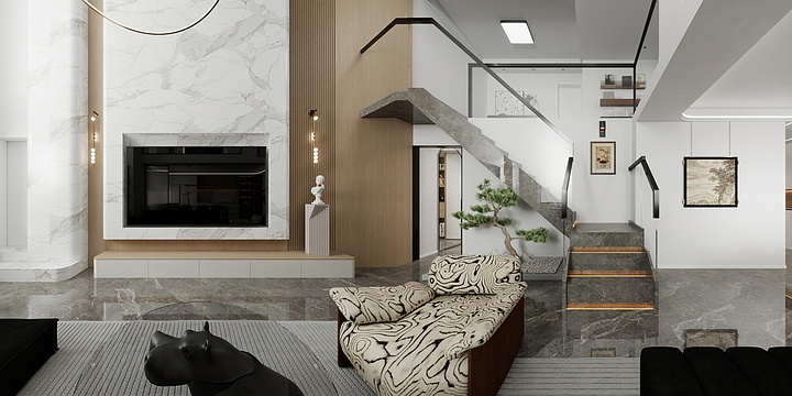 冀川空间-凤凰国际广场5-8楼两户-装修设计方案