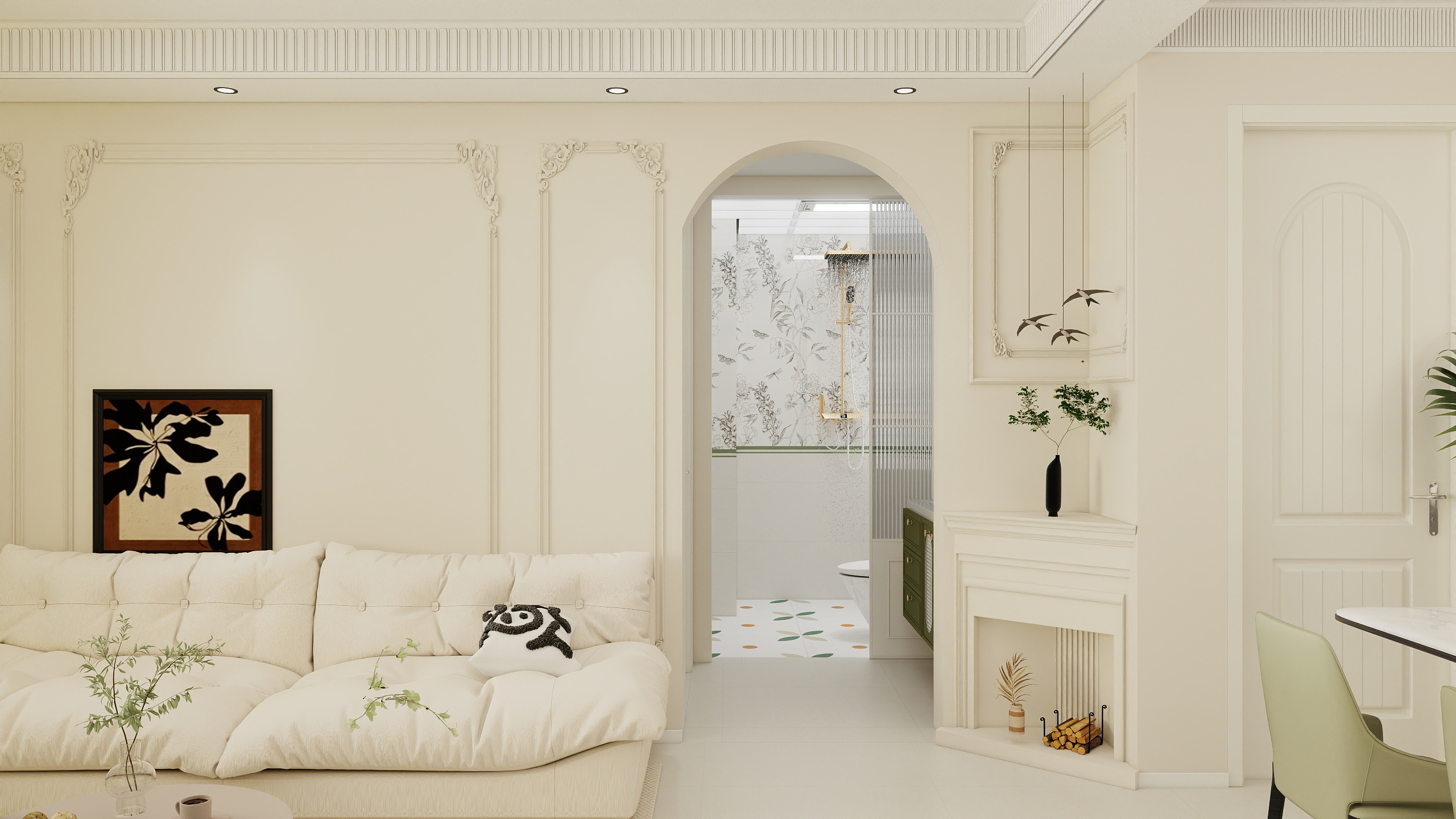 xin航-97㎡泽信拾光名著法式风1-2-1301-装修设计方案