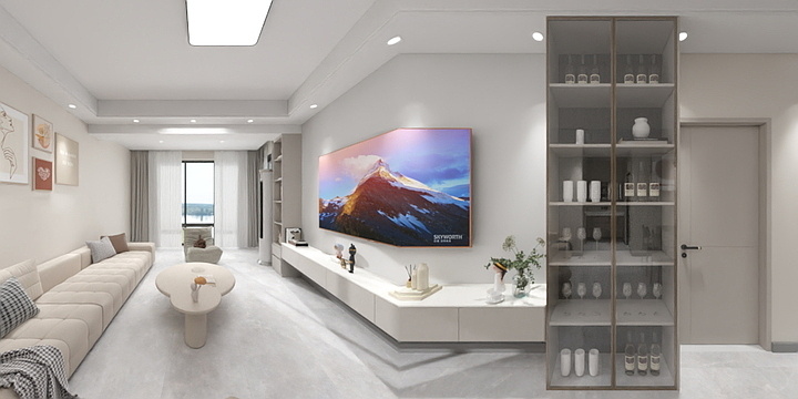 澜渊设计师-锦江名苑（现代原木风01）-装修设计方案