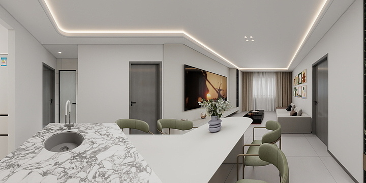 全案室内设计师李-中天126-装修设计方案