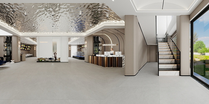 青格设计-青格25-接待中心-1层z0618-装修设计方案