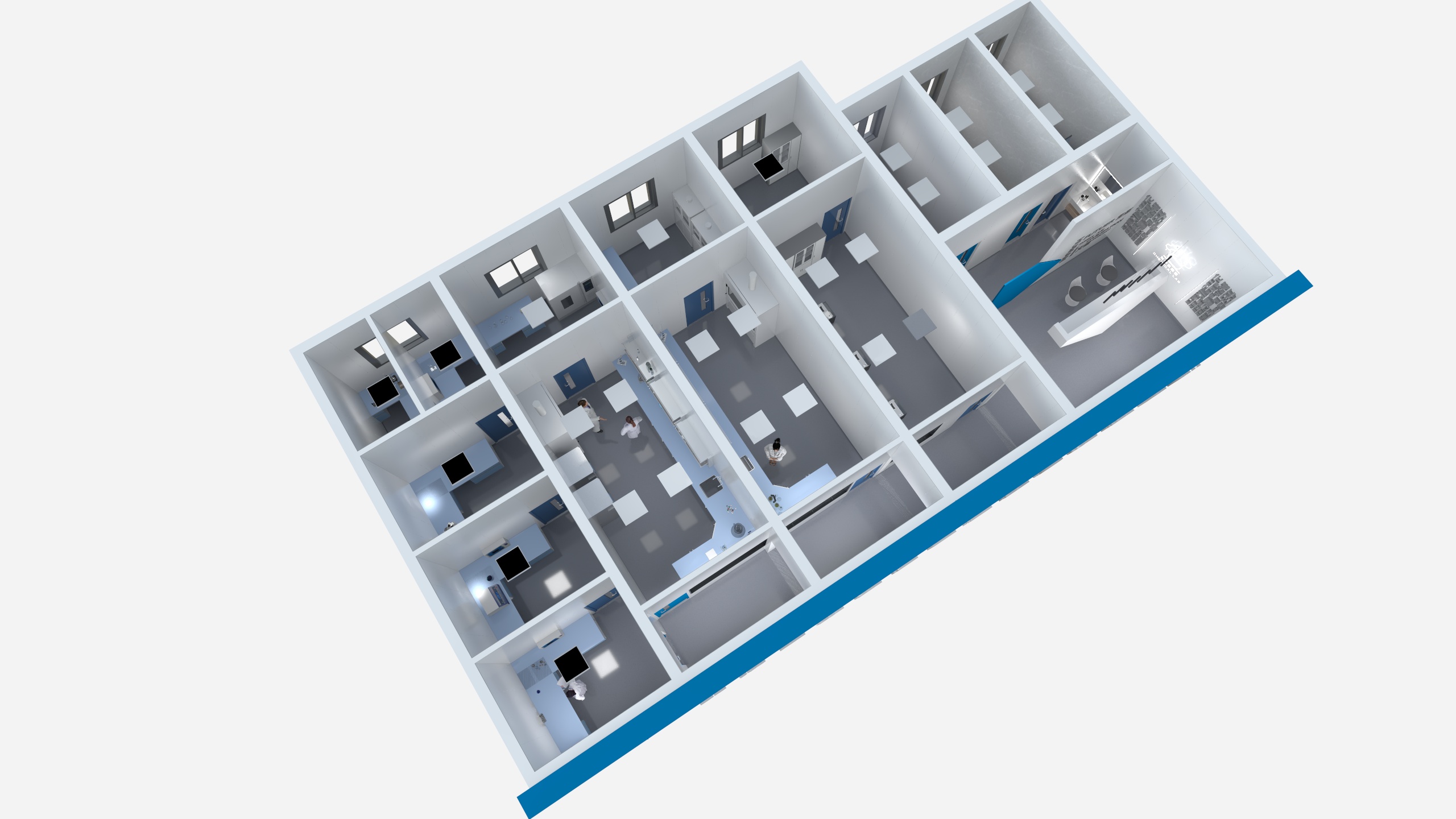 王佳宇-实验室最终修改不开墙-装修设计方案