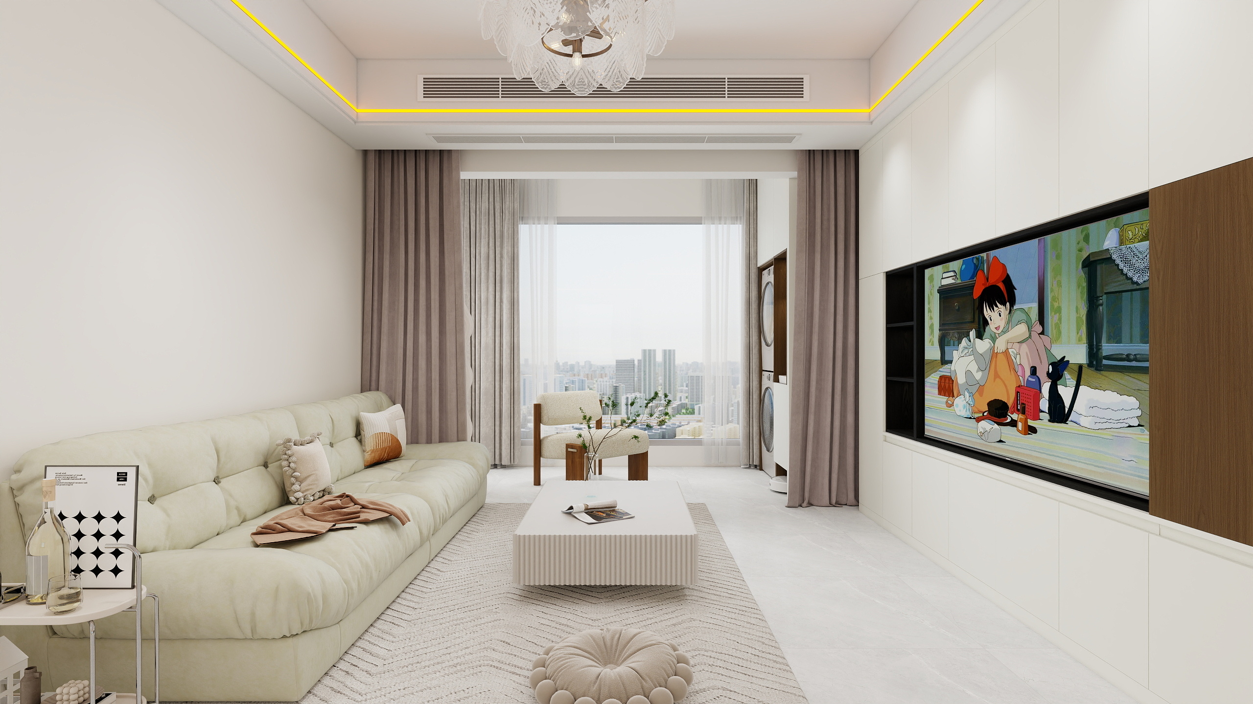 Euc黄大斌-滨江名院119㎡4室-装修设计方案