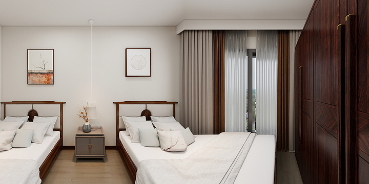 设计师张太君-书香和园-中式张太君改-装修设计方案