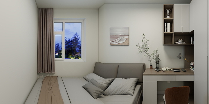 跃景装饰a常-古交建行宿舍-装修设计方案