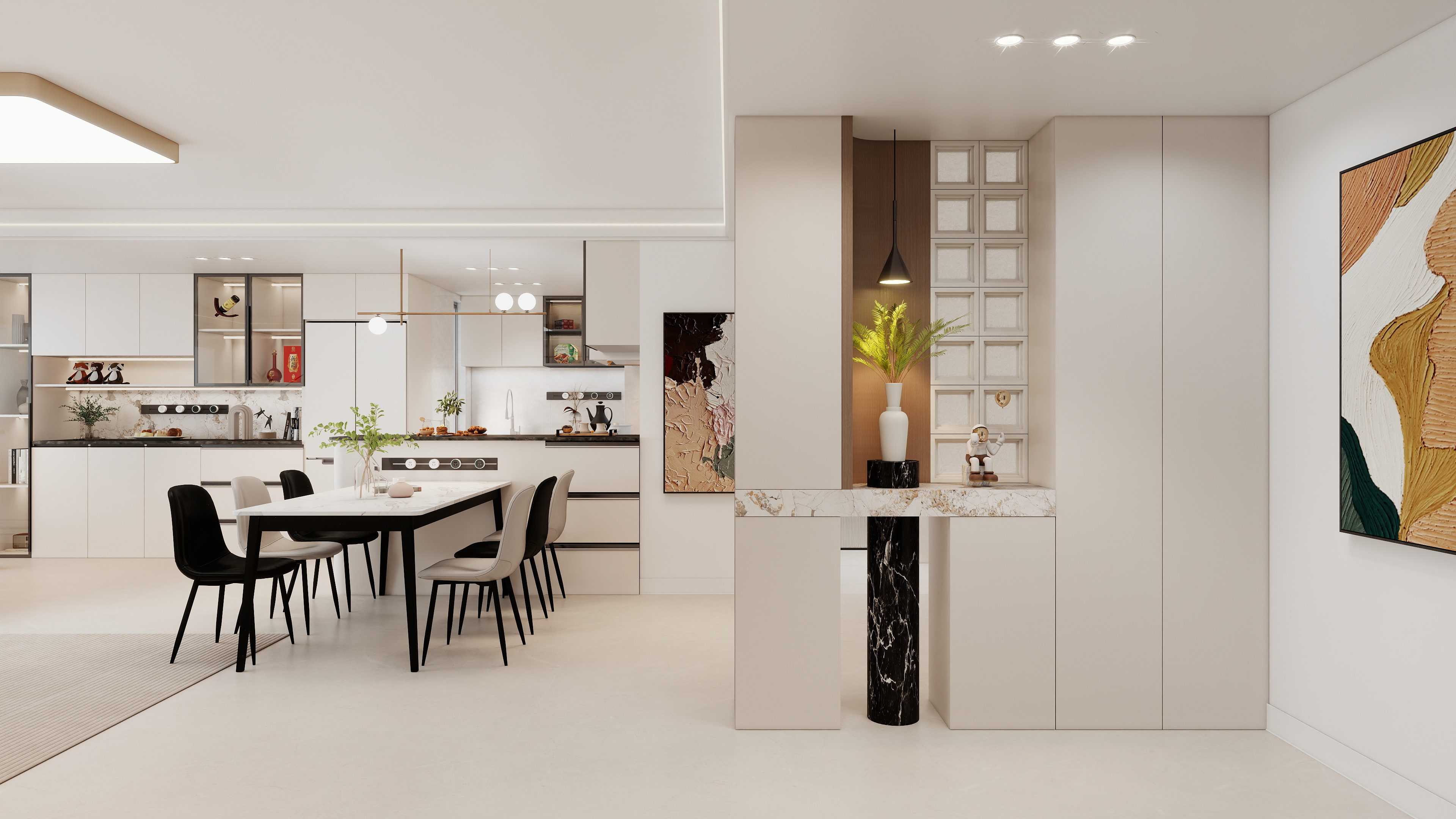 全案设计丨MaBert-现代简约132㎡2室-装修设计方案