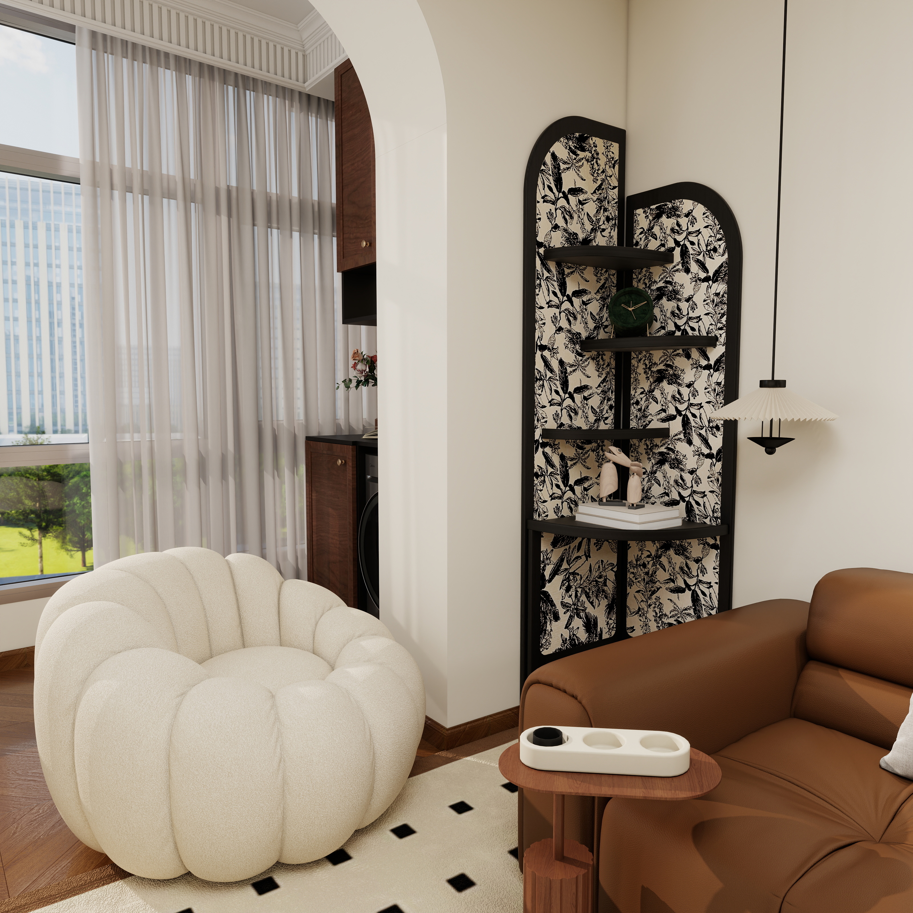 醉梦清风-中古风-两居室装修效果图