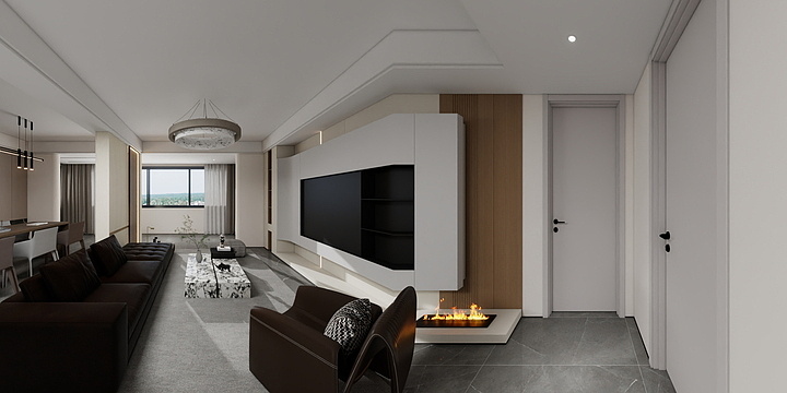 锦尚舟诚装饰-160平-装修设计方案