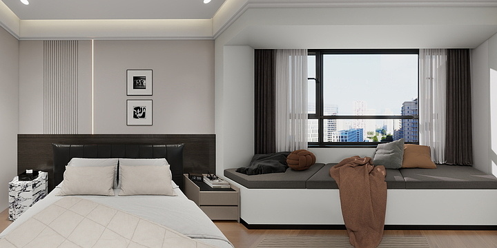 木子林夕工作室-湖沁湾 1-1301柜子设计图-装修设计方案