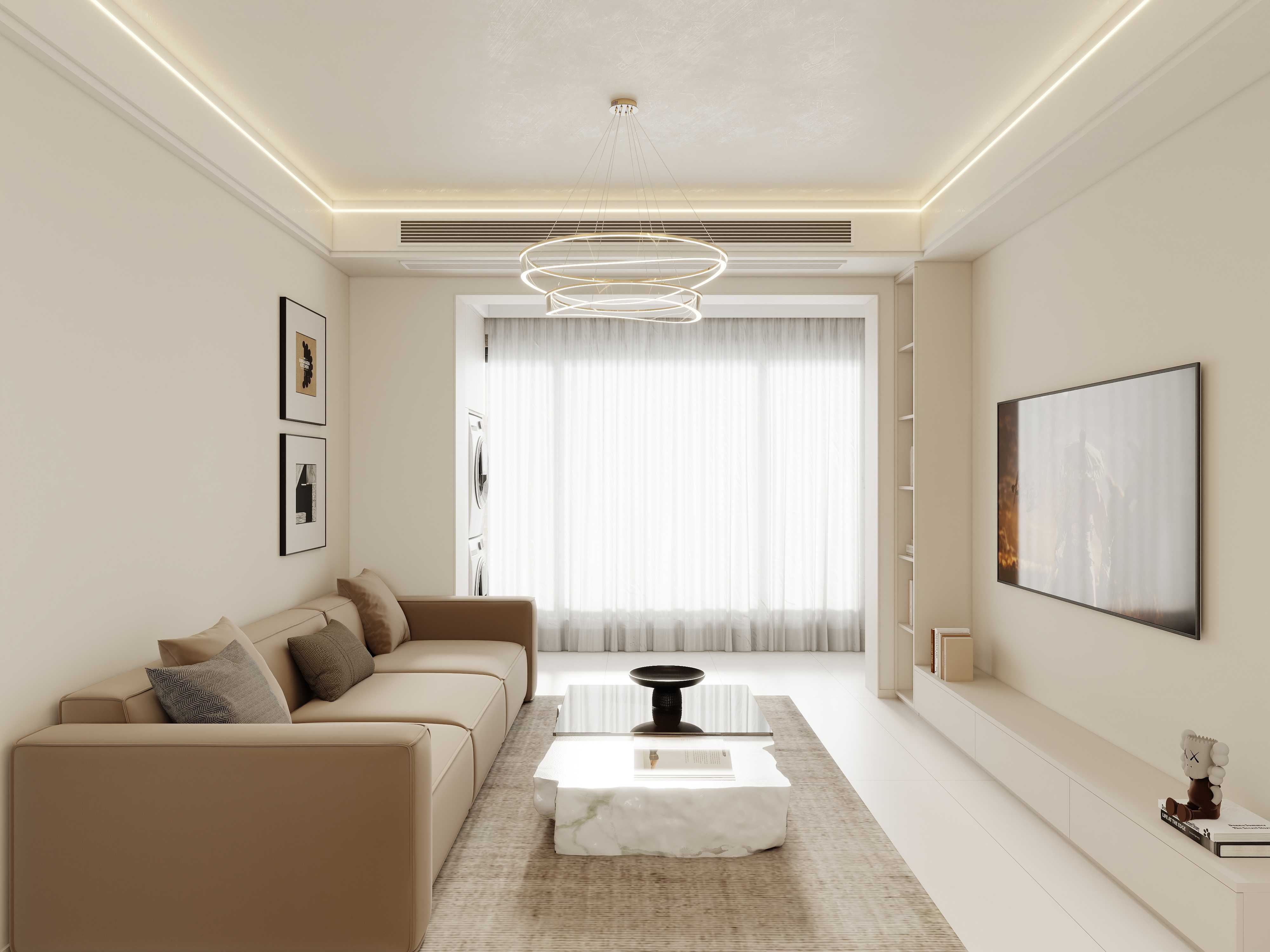 壹诺设计工作室-现代简约装修效果图