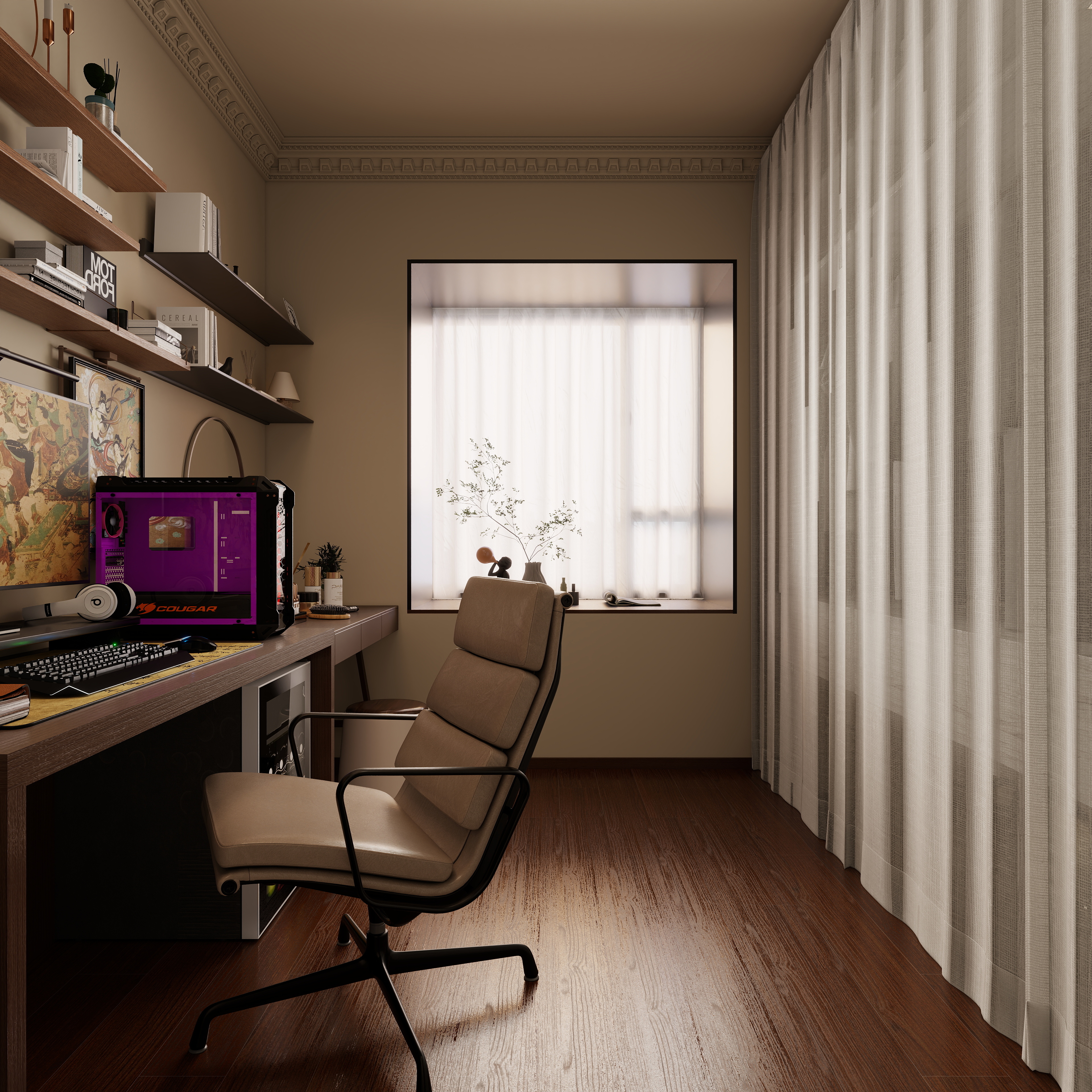 设计师钟增鸿-120㎡3室装修效果图