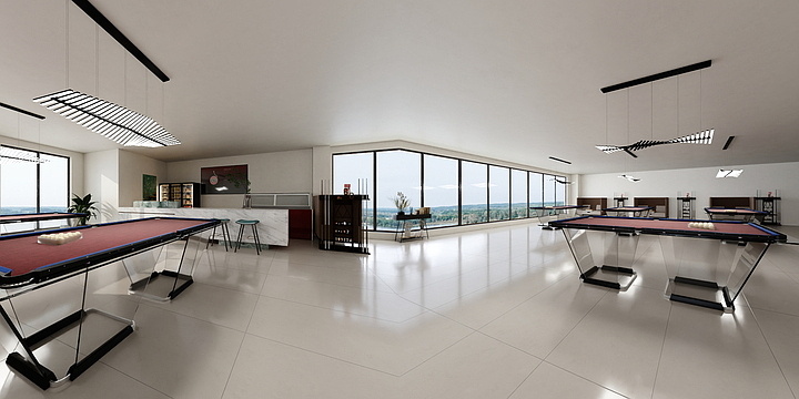 易鱼-台球厅-装修设计方案