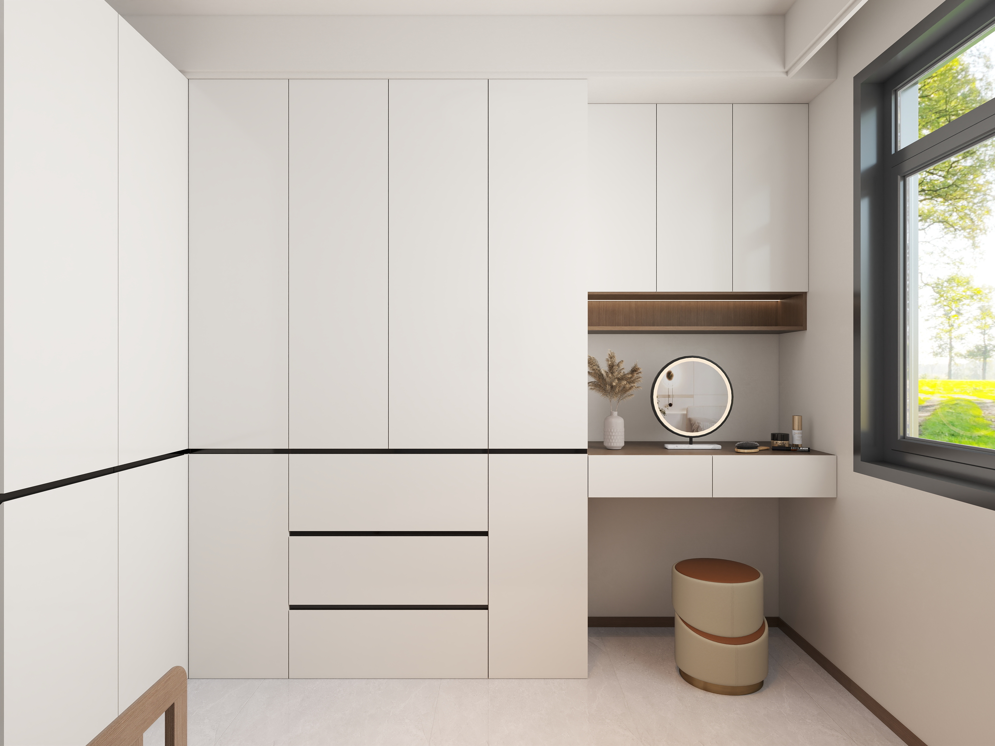 艺雅丽-102平现代简约 装修效果图