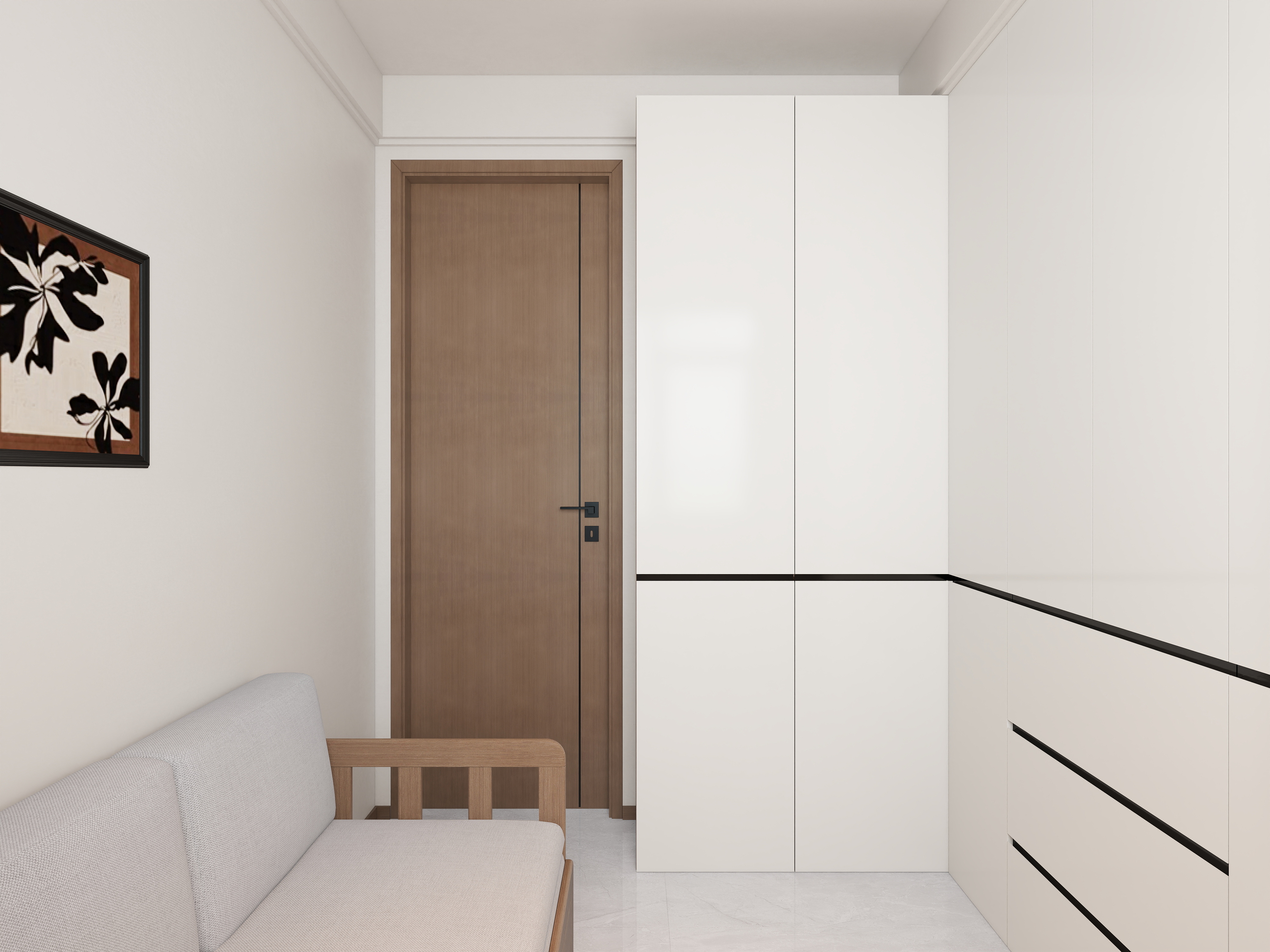 艺雅丽-102平现代简约装修效果图