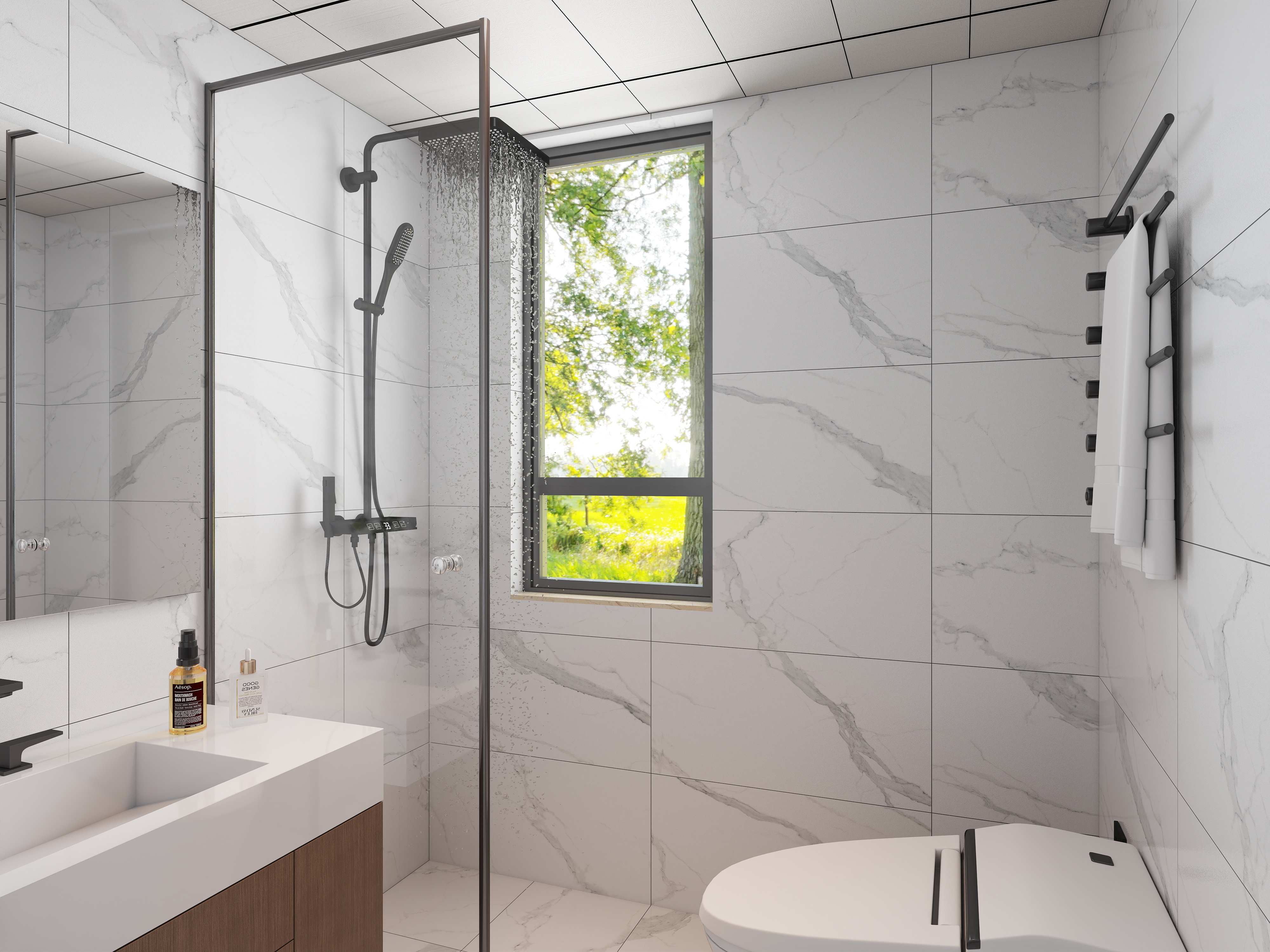 艺雅丽-102平现代简约 装修效果图