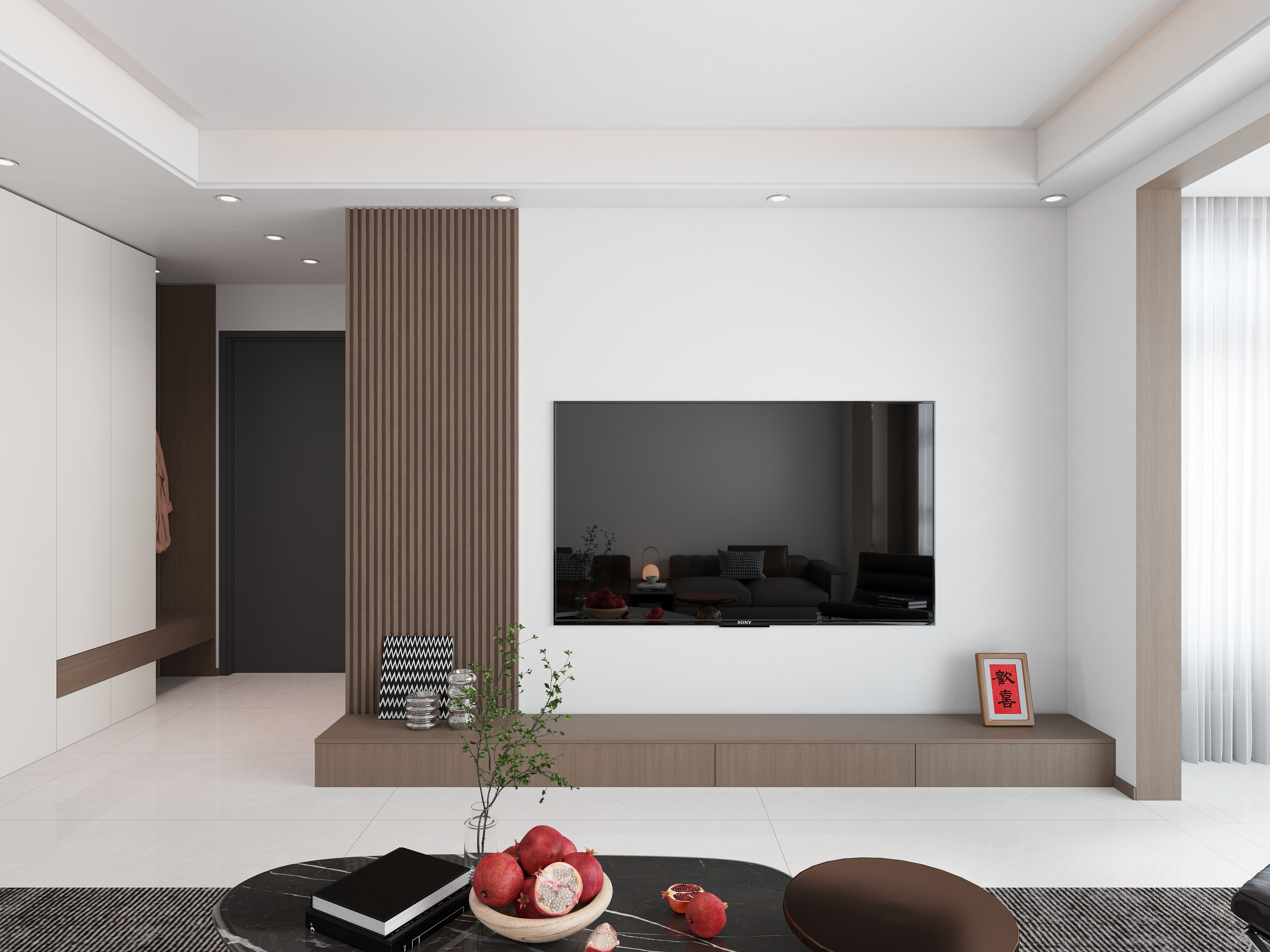 艺雅丽-143平极简风装修效果图