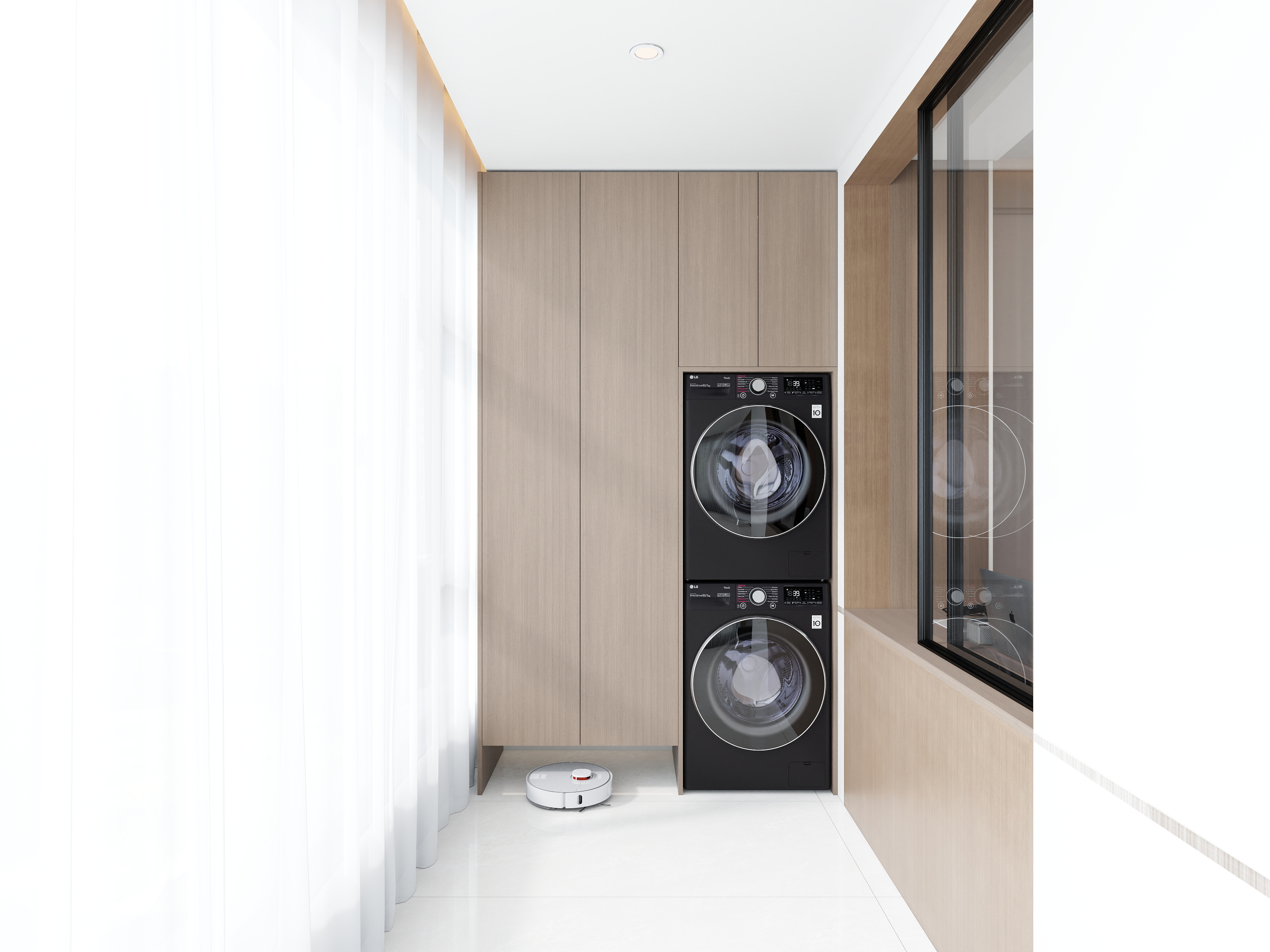 艺雅丽-143平极简风装修效果图