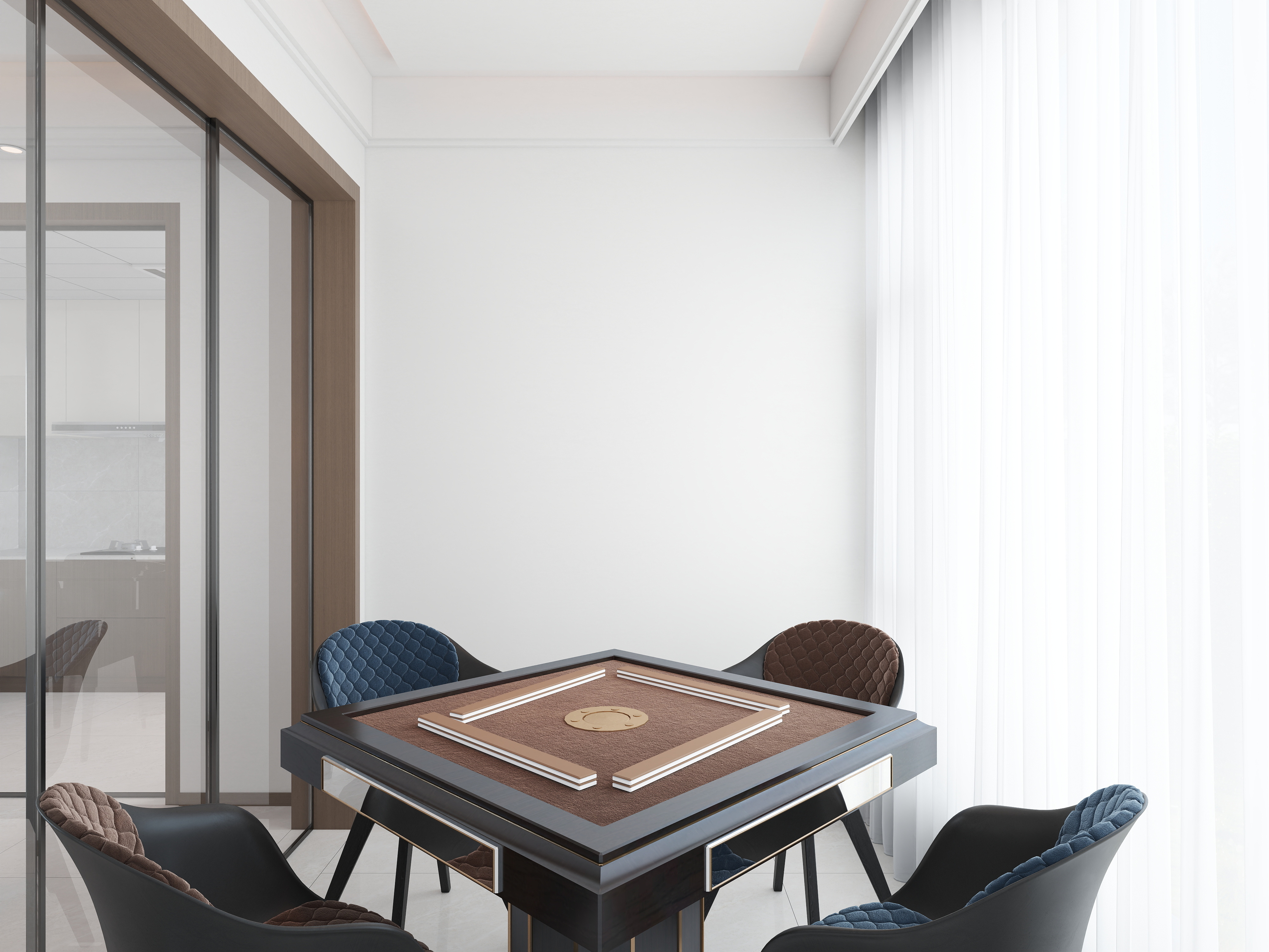 艺雅丽-143平极简风装修效果图