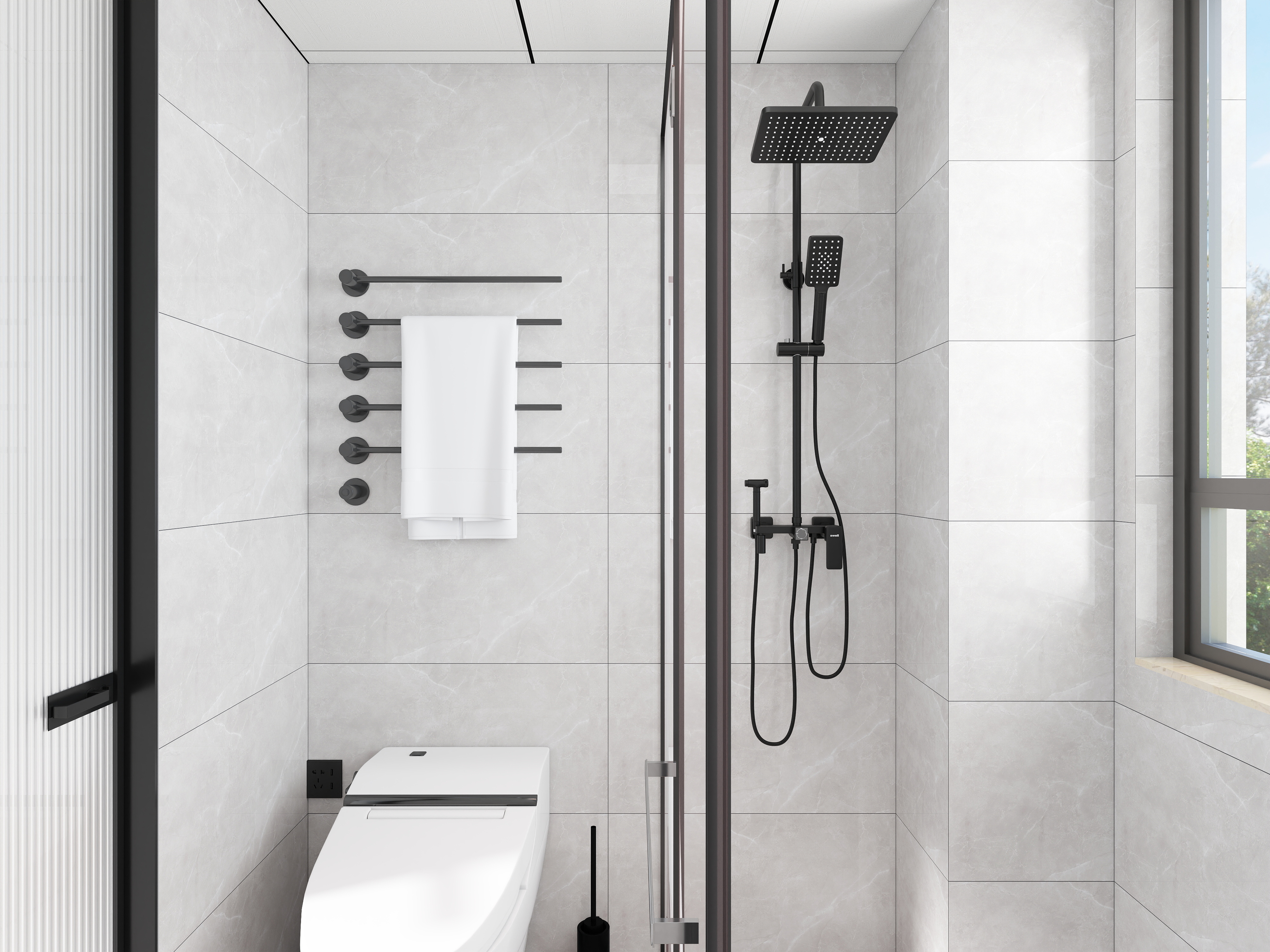 艺雅丽-143平极简风装修效果图