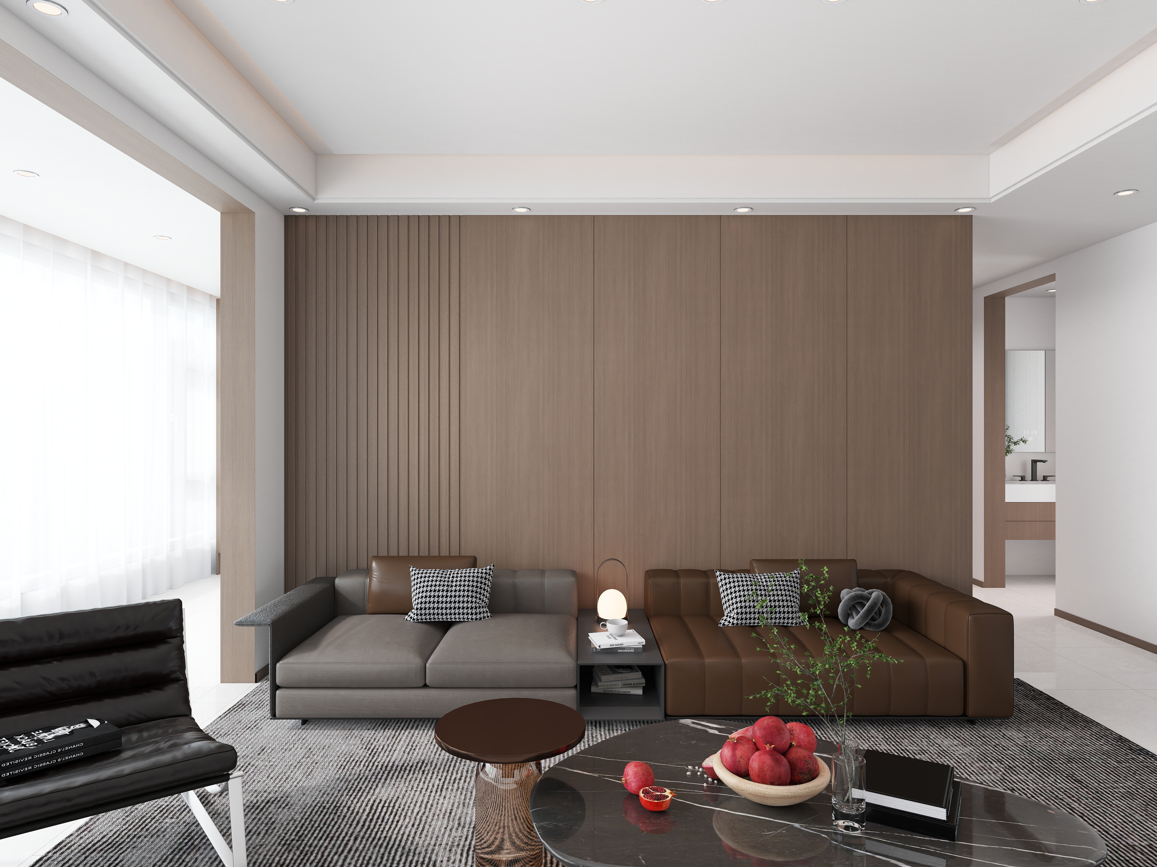 艺雅丽-143平极简风 装修效果图