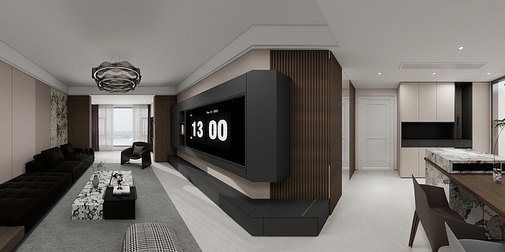 锦尚舟诚装饰-雍福龙庭47栋901室-装修设计方案