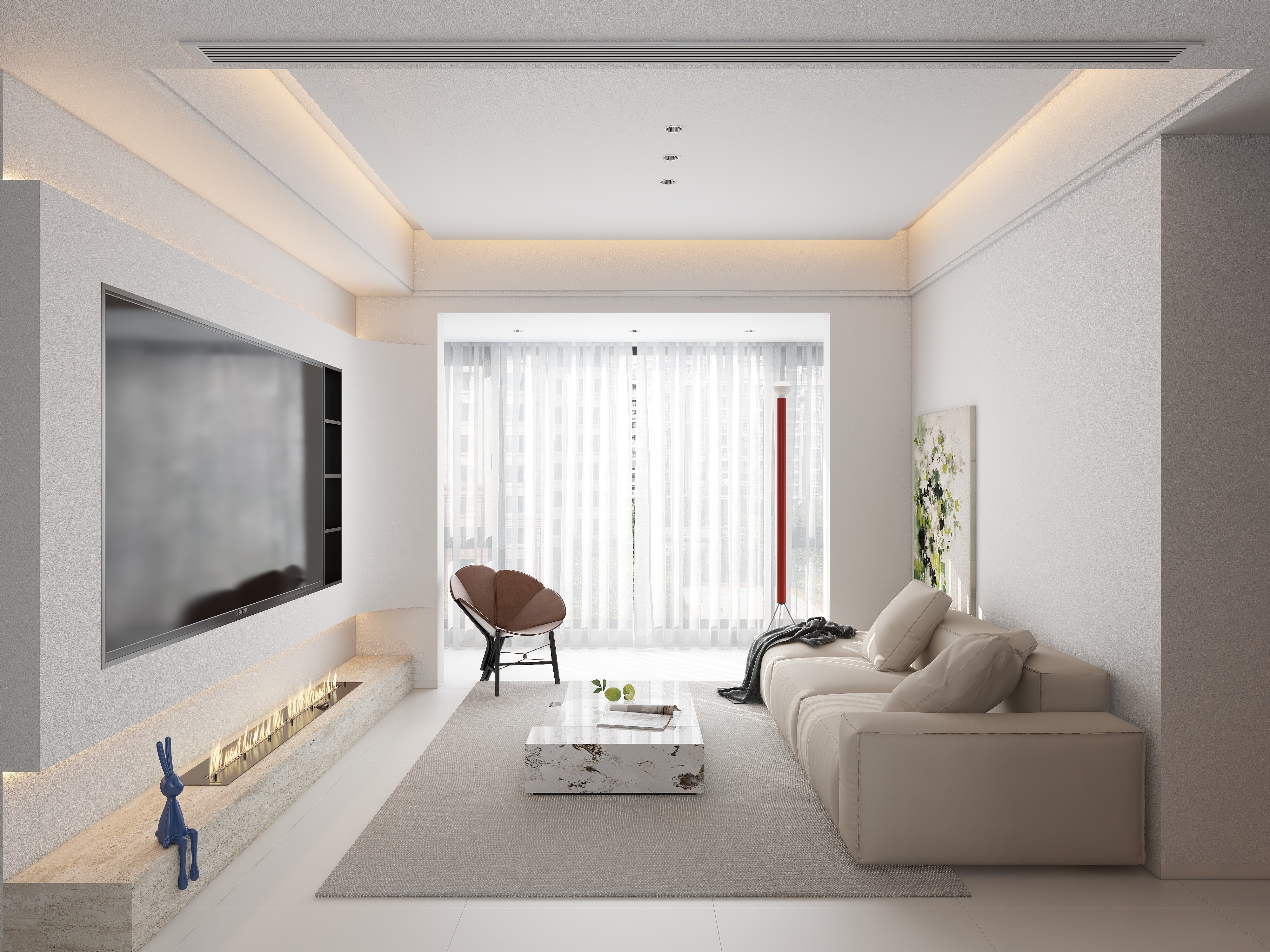 汐墨--XMDesign-现代极简白-装修设计方案