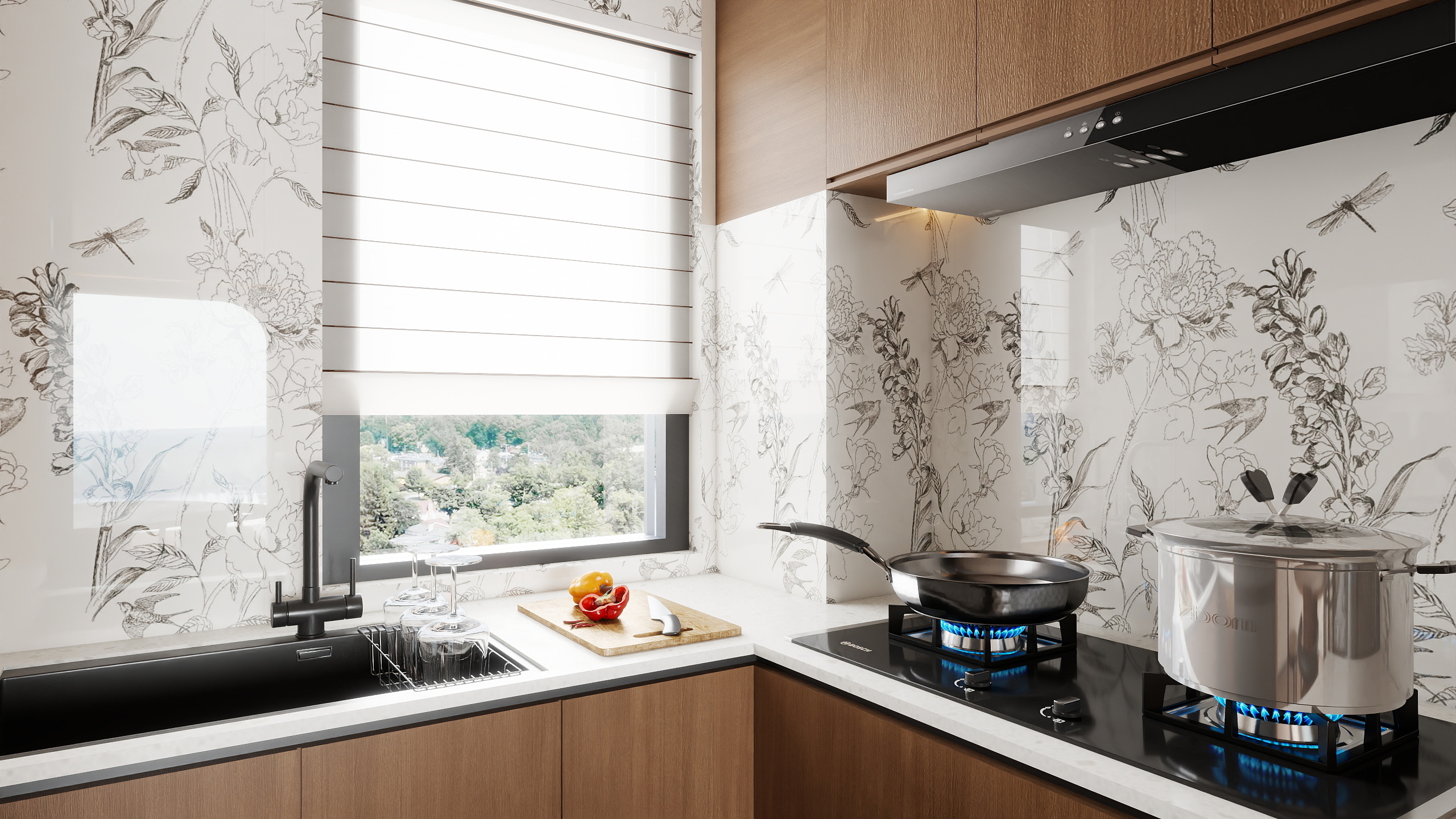 _-翡翠119m²三房衣帽间装修效果图