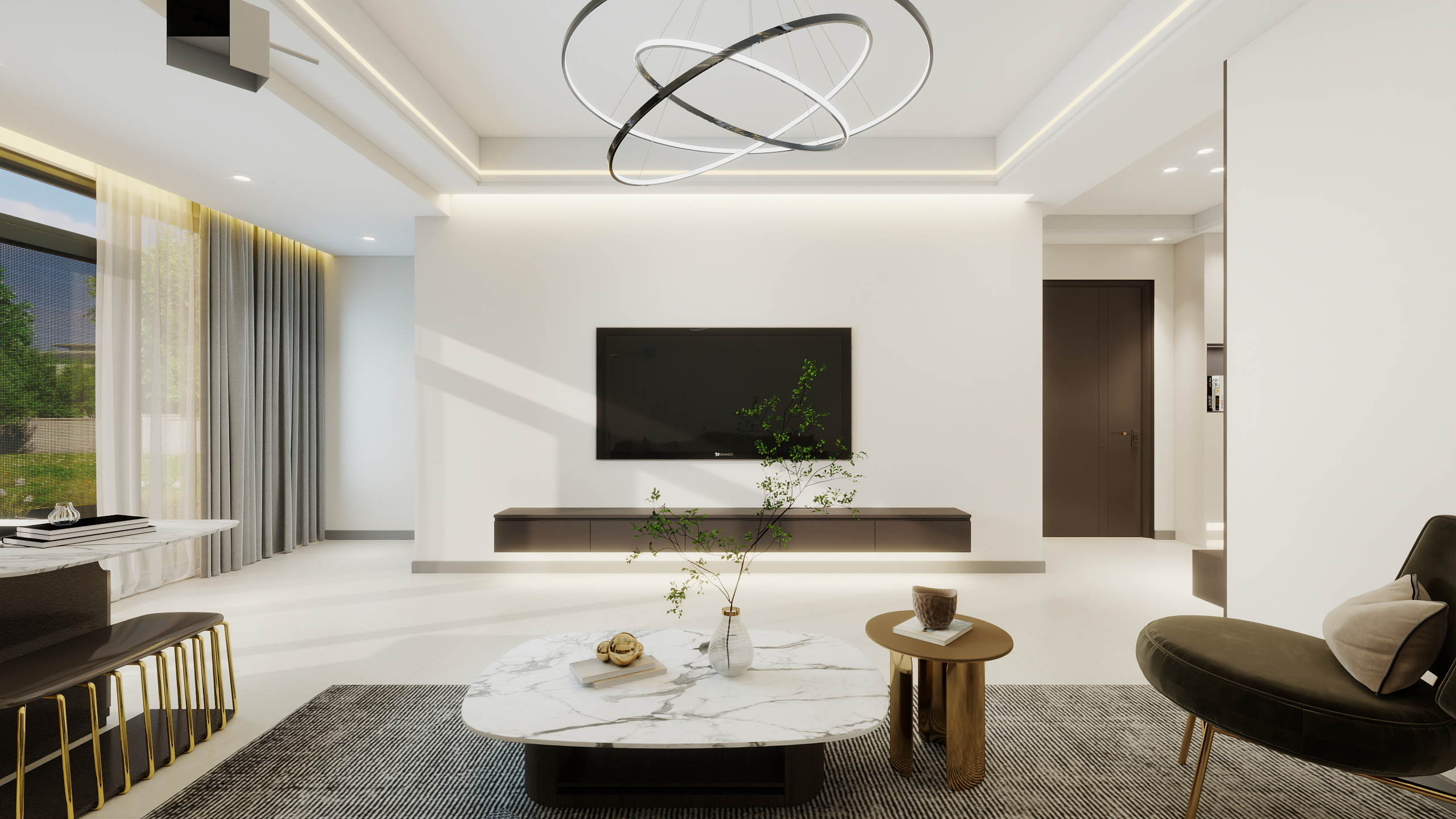 设计田工-中建楚城18栋复式楼现代简约-装修设计方案