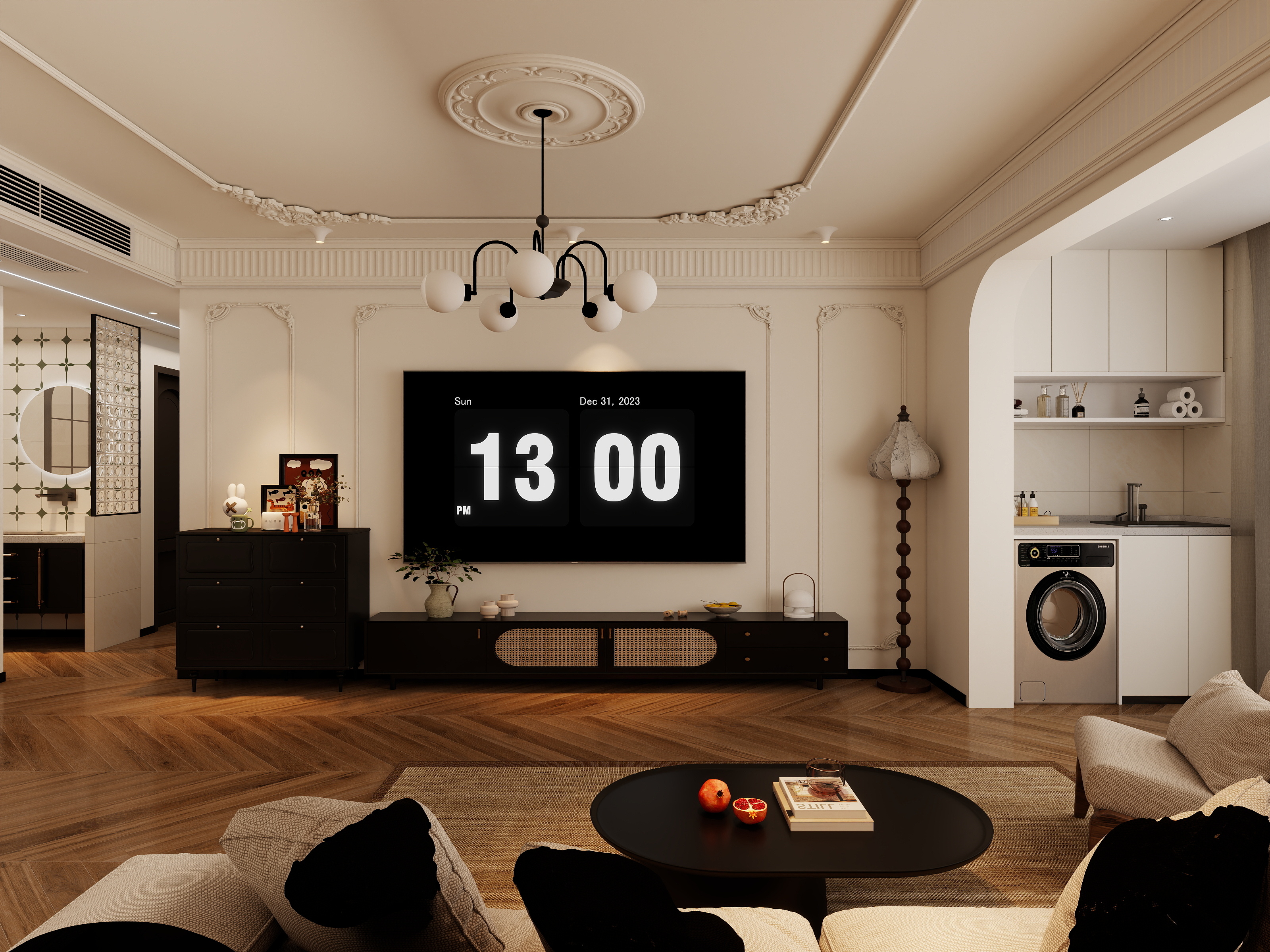 星途设计-西湖家园 40幢   法式复古风 -装修设计方案