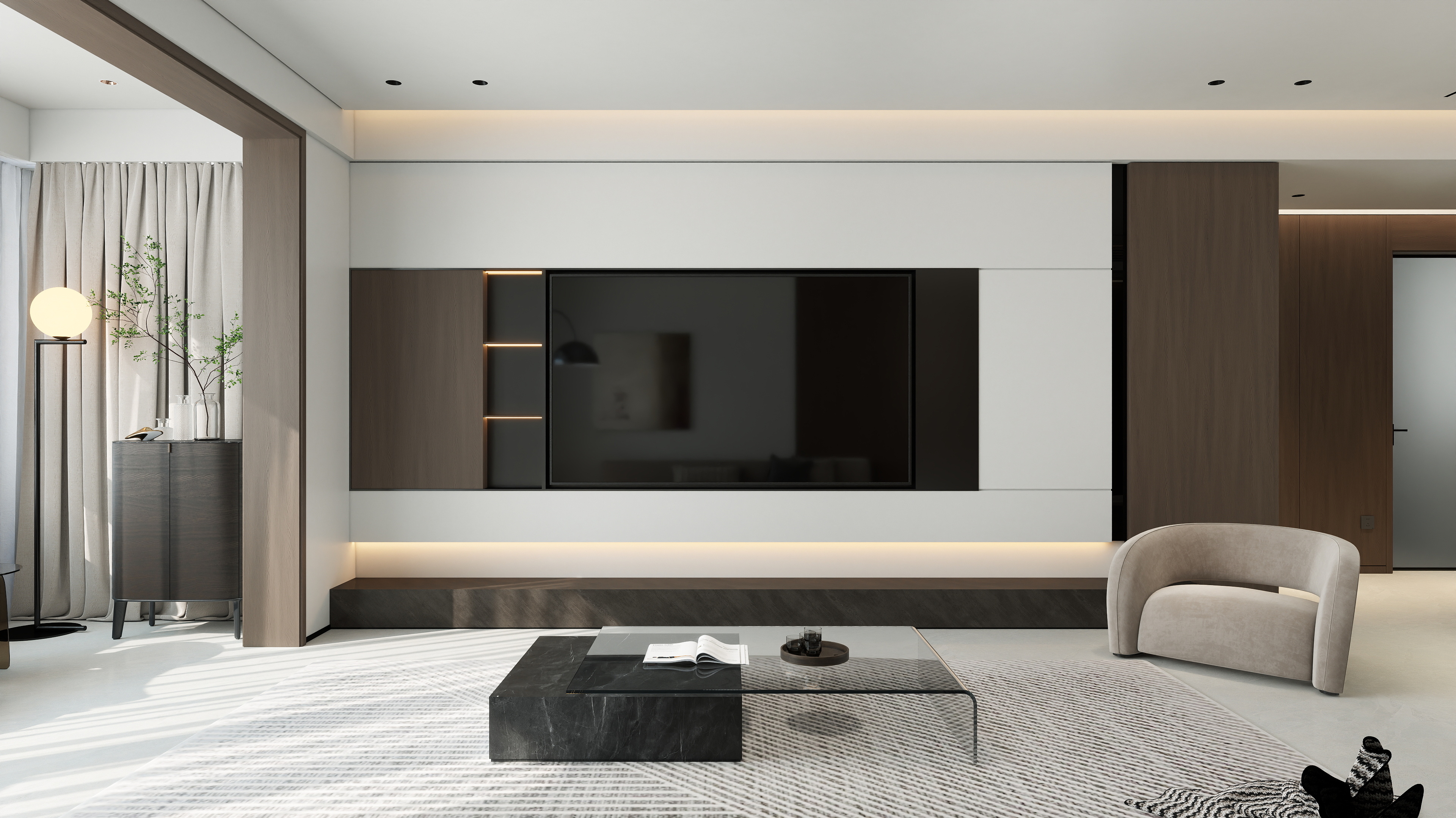 垣曲陈设计-滨河北区9-1-1301现代意式（安姐）-装修设计方案