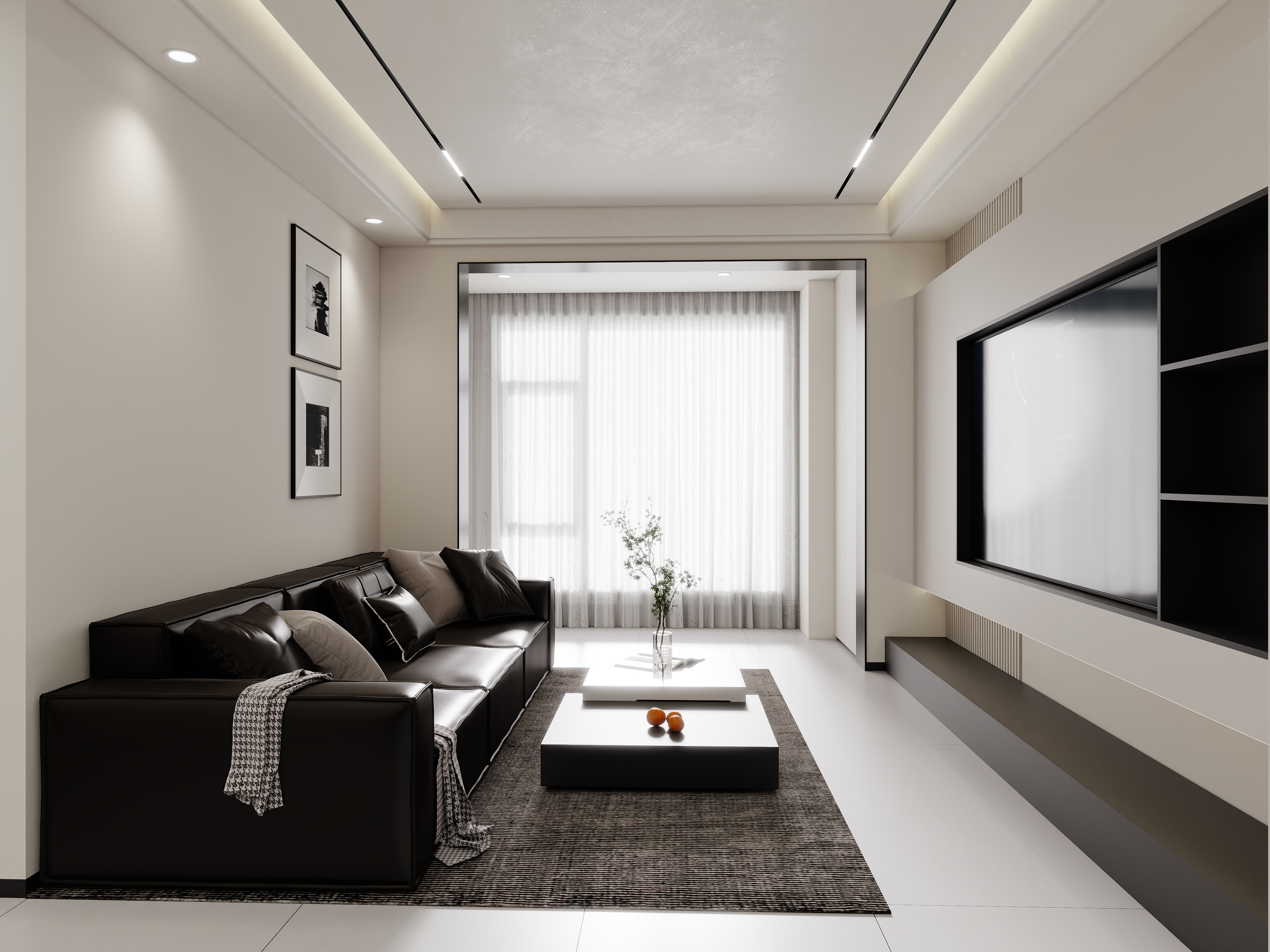 壹诺设计工作室-现代简约装修效果图